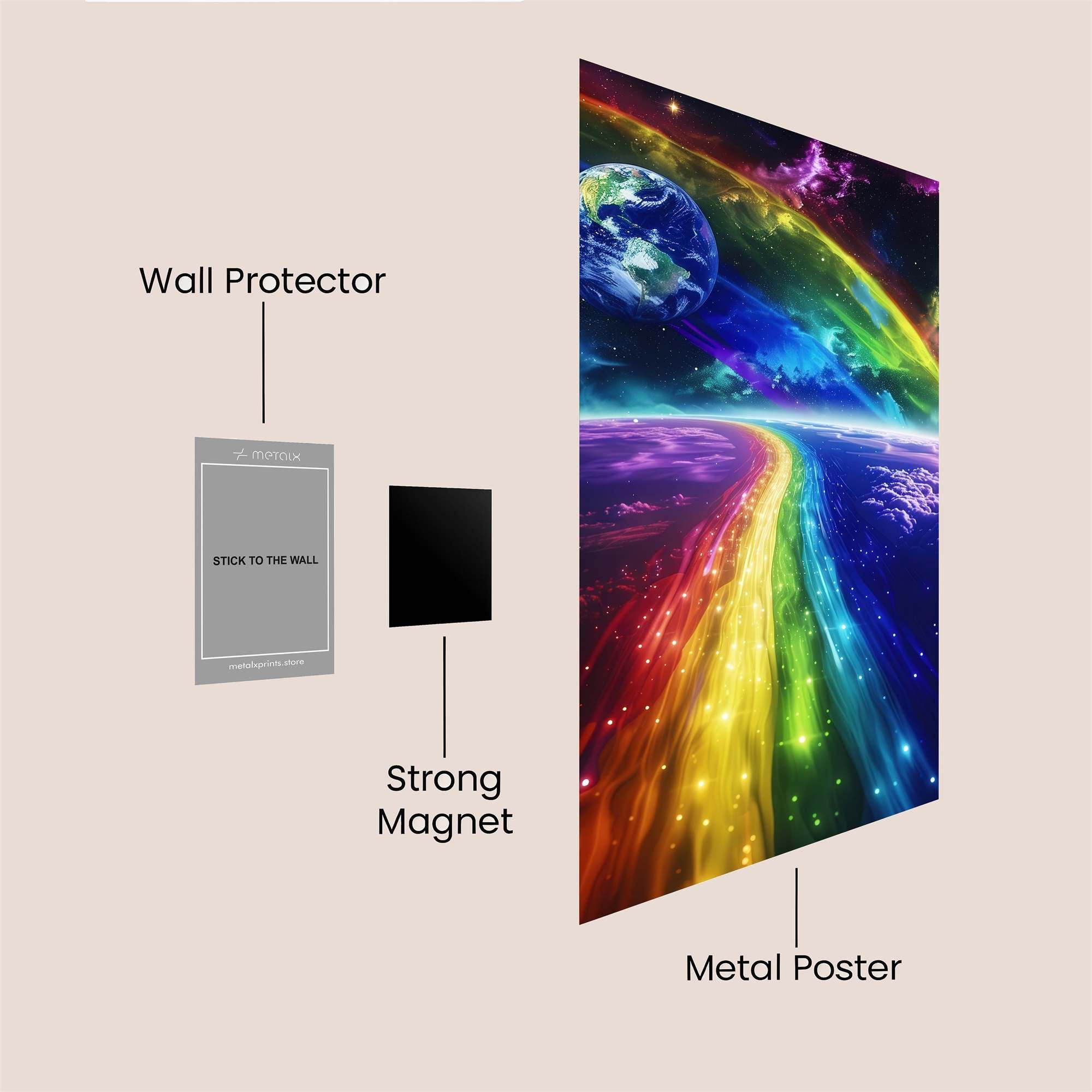 Earth Euphoria Safe Wall Magnetic / M