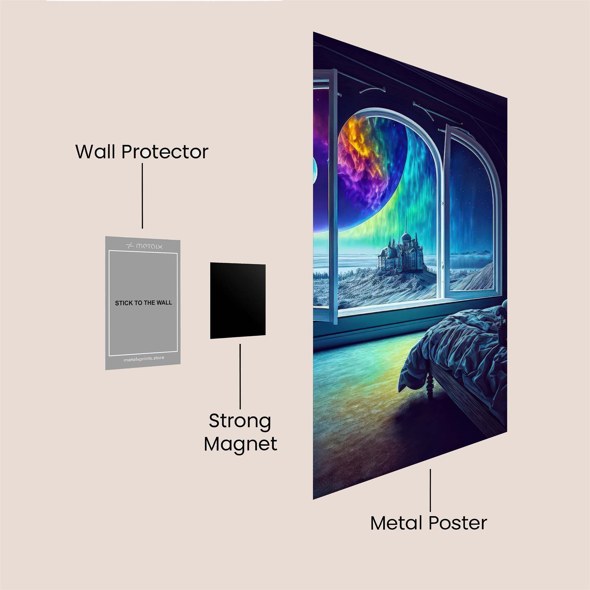 Aurora Dream Safe Wall Magnetic / M