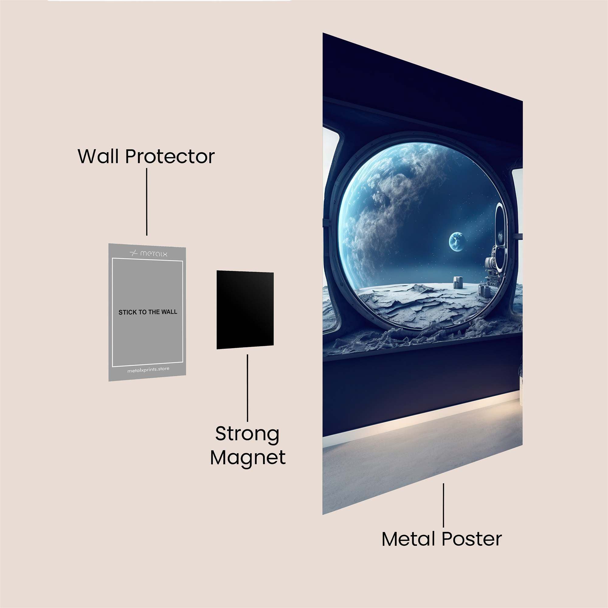 Lunar Serenity Safe Wall Magnetic / M
