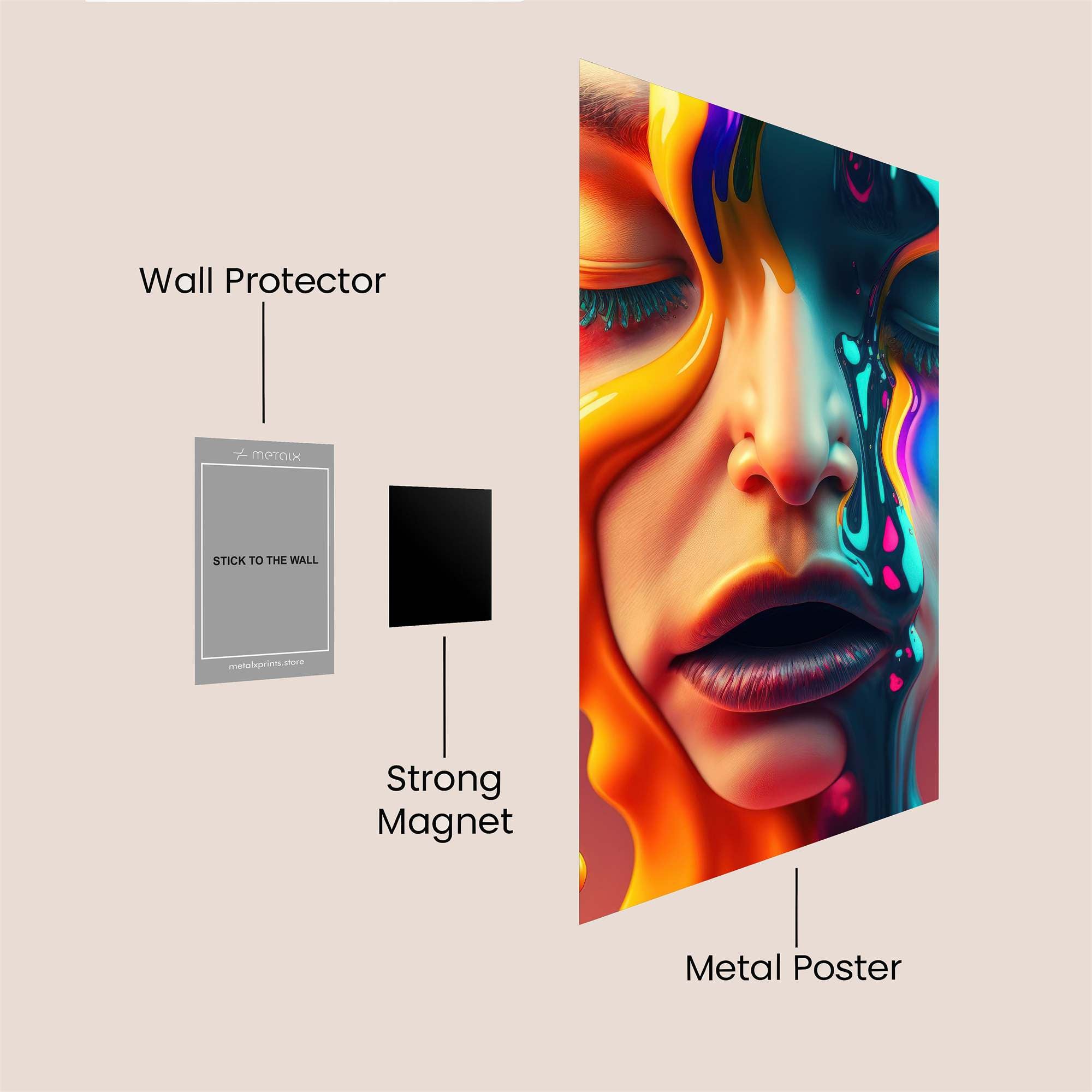 Melting Serenity Safe Wall Magnetic / M