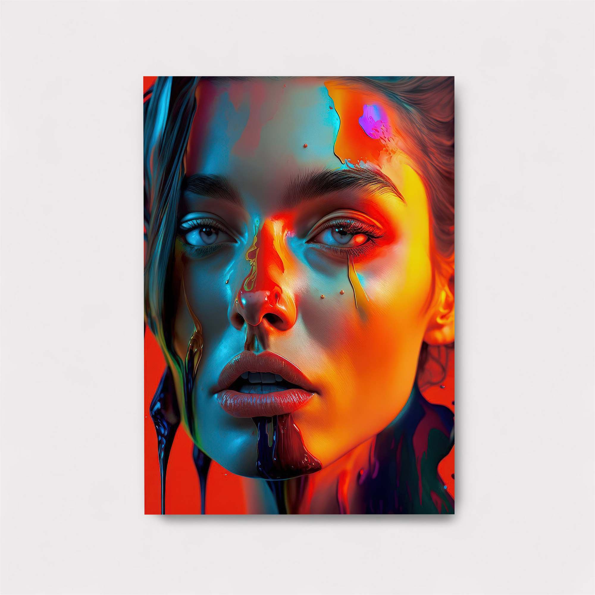 Colorful Meltdown Safe Wall Magnetic / M