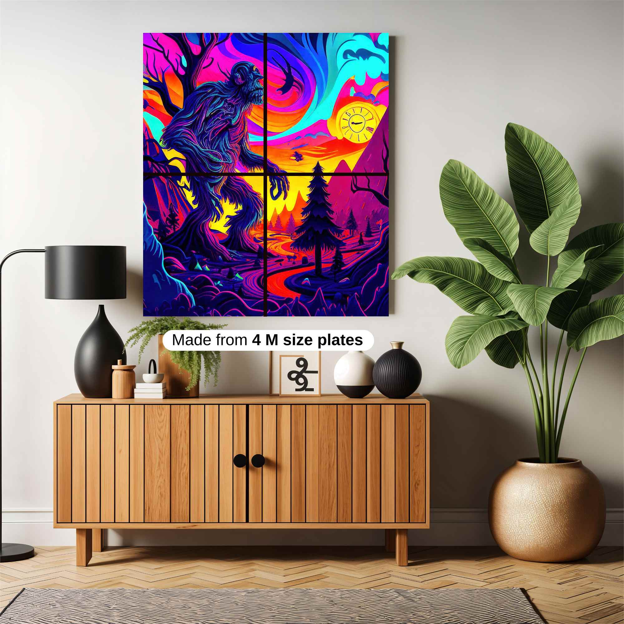 Bigfoot Dreamscape Safe Wall Magnetic / M