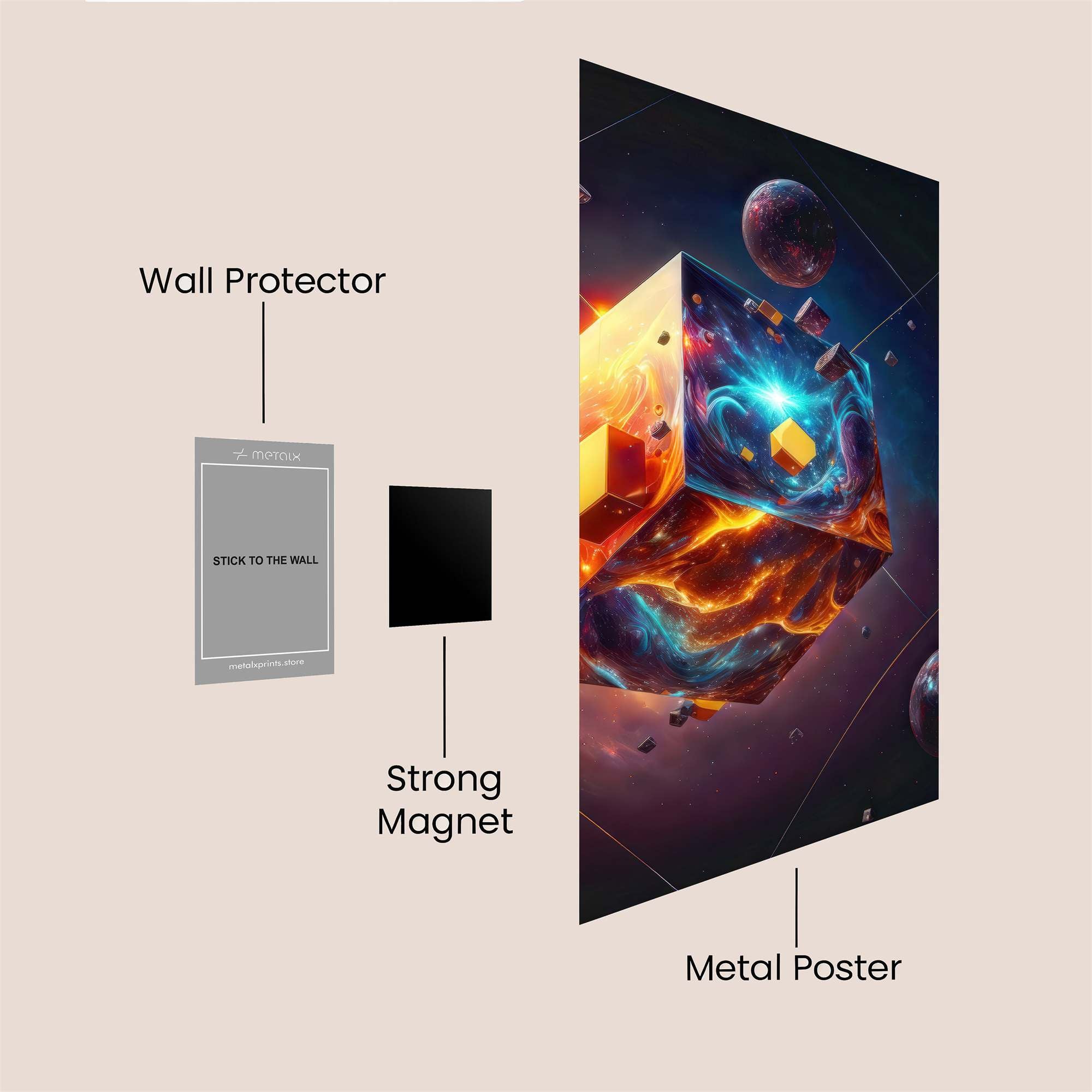 Cosmic Enigma Safe Wall Magnetic / M