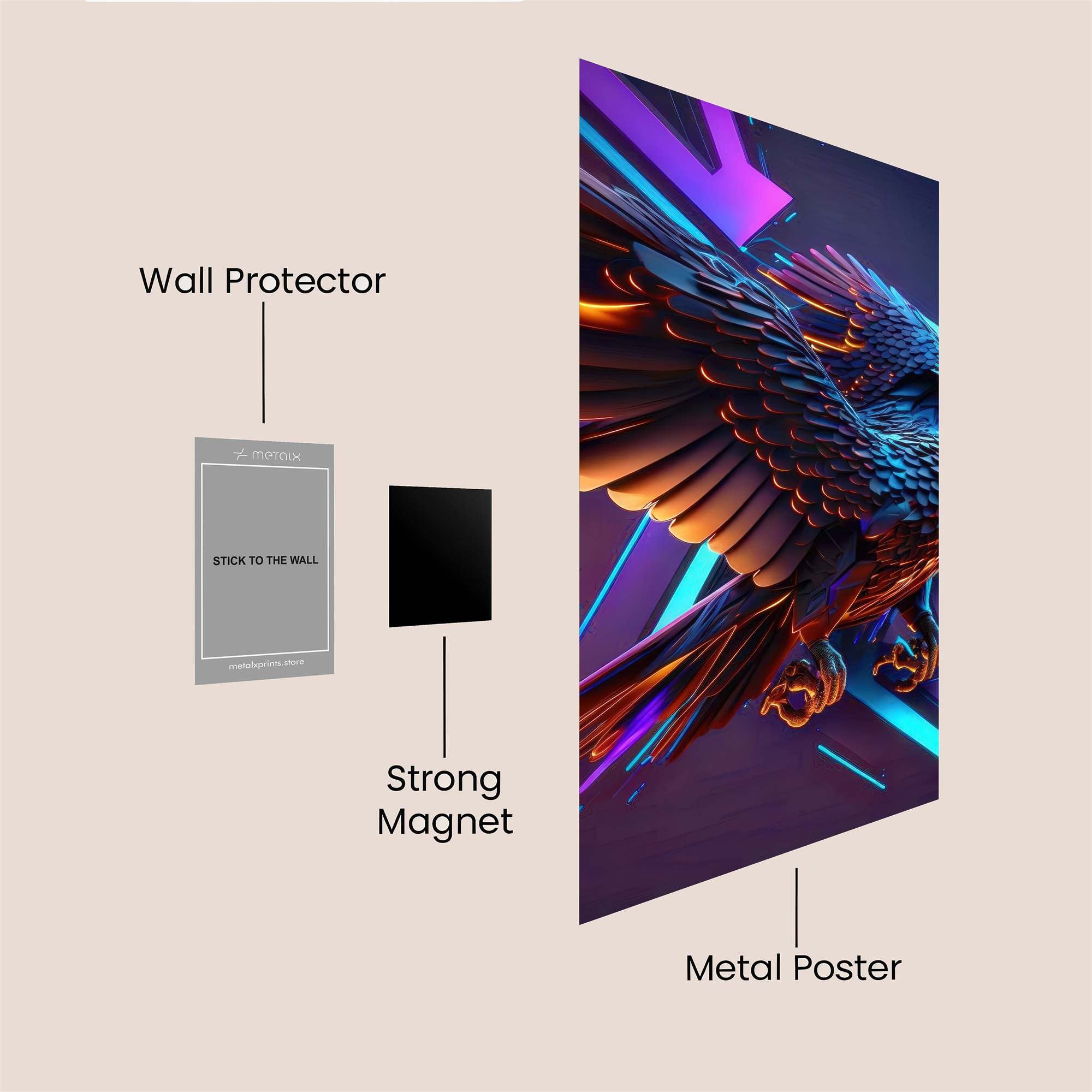 Eagle Radiance Safe Wall Magnetic / M