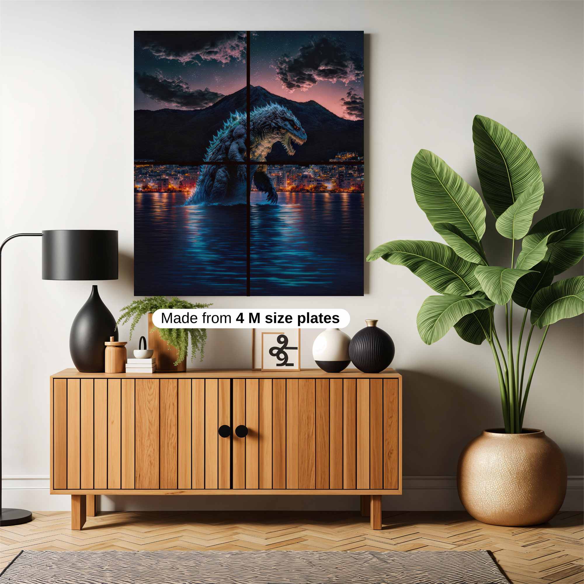 Godzilla Twilight Safe Wall Magnetic / M