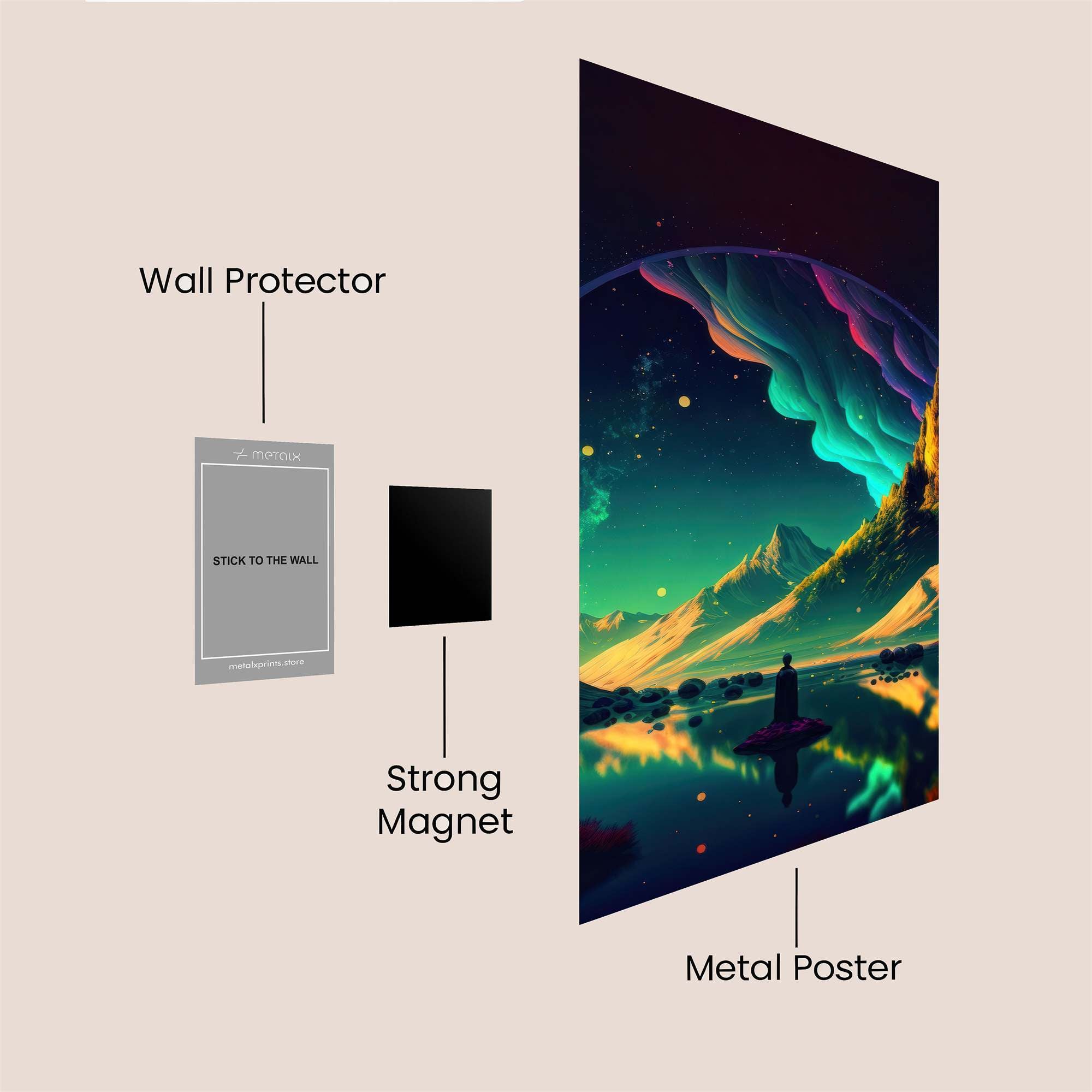 Aurora Dream Safe Wall Magnetic / M