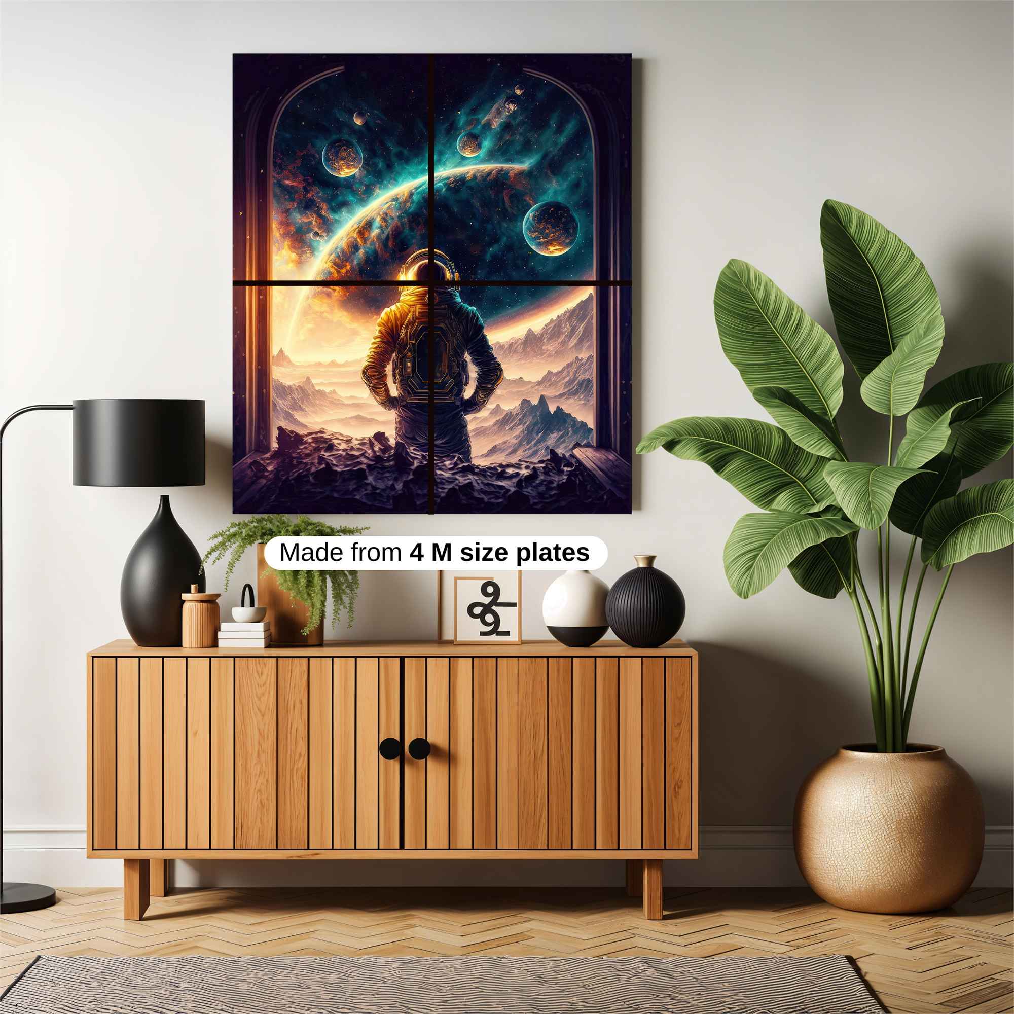 Astronaut Dreamscape Safe Wall Magnetic / M