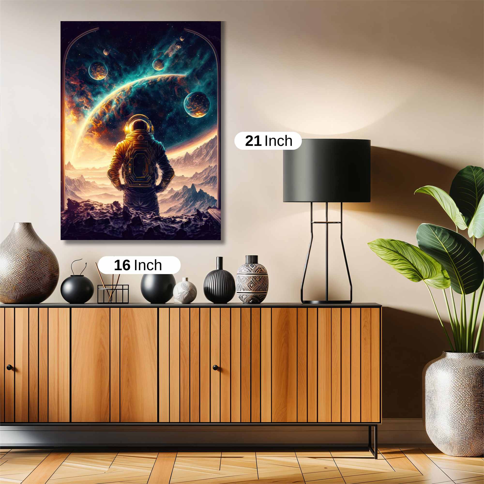 Astronaut Dreamscape Safe Wall Magnetic / M