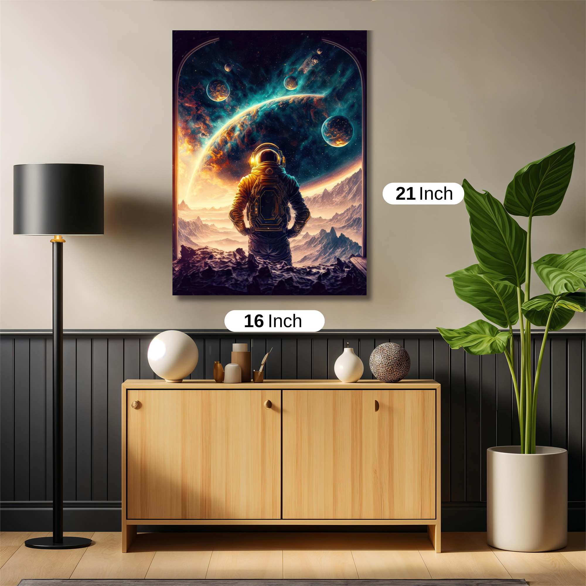 Astronaut Dreamscape Safe Wall Magnetic / M