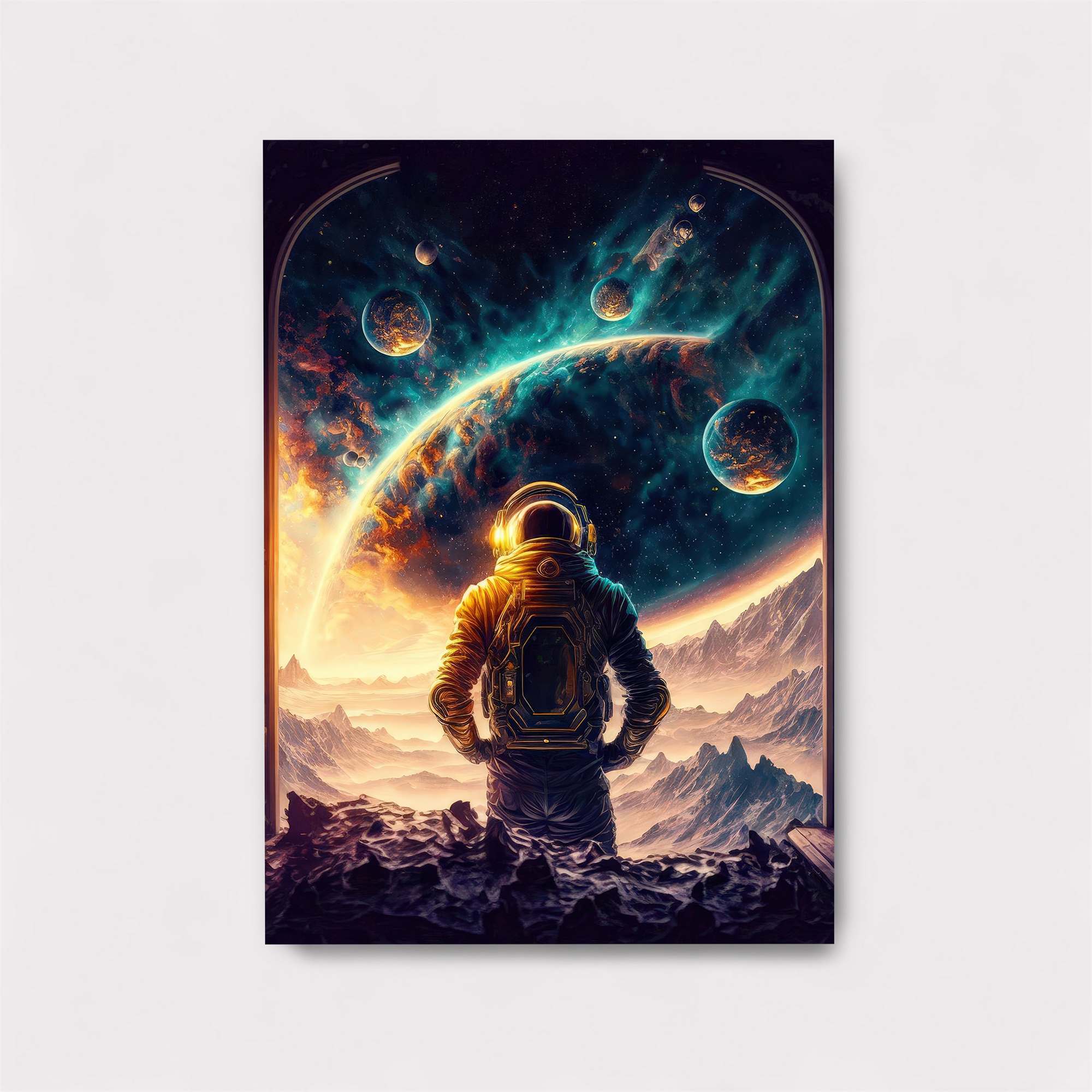 Astronaut Dreamscape Safe Wall Magnetic / M