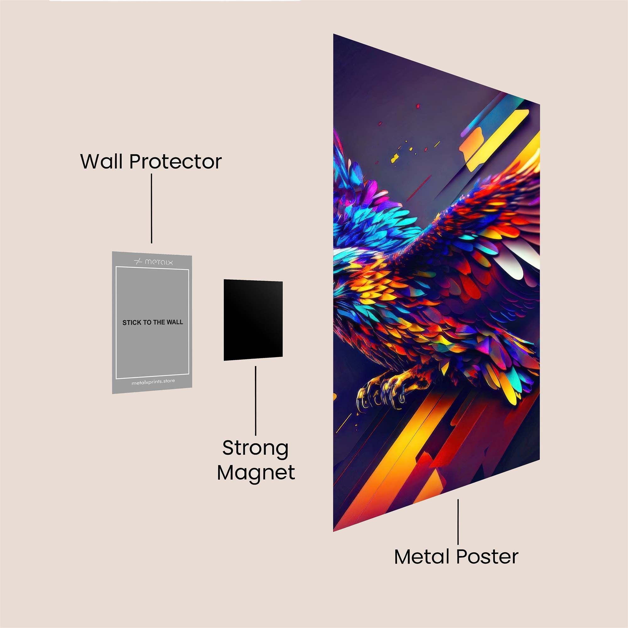 Eagle Euphoria Safe Wall Magnetic / M