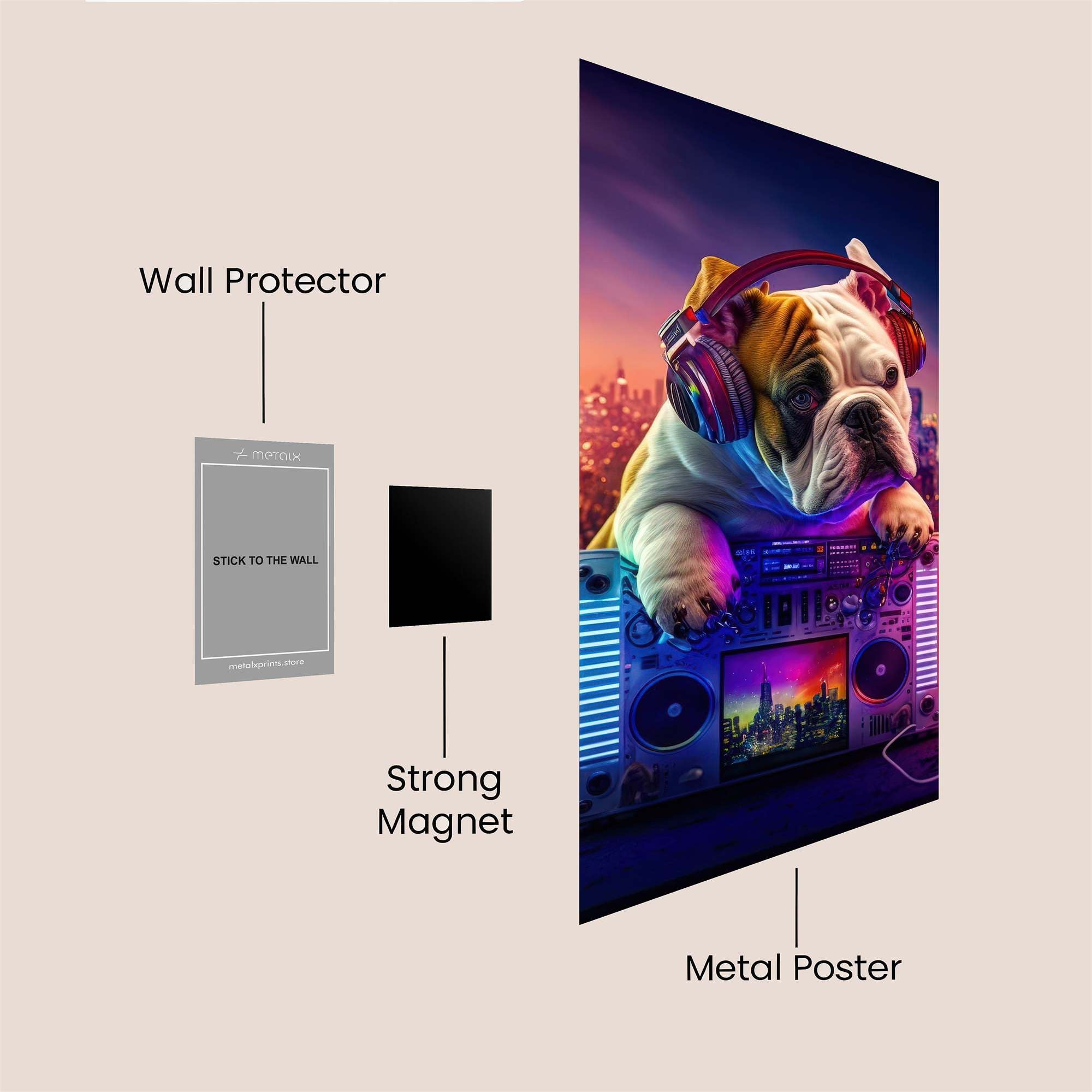 DJ Delight Safe Wall Magnetic / M