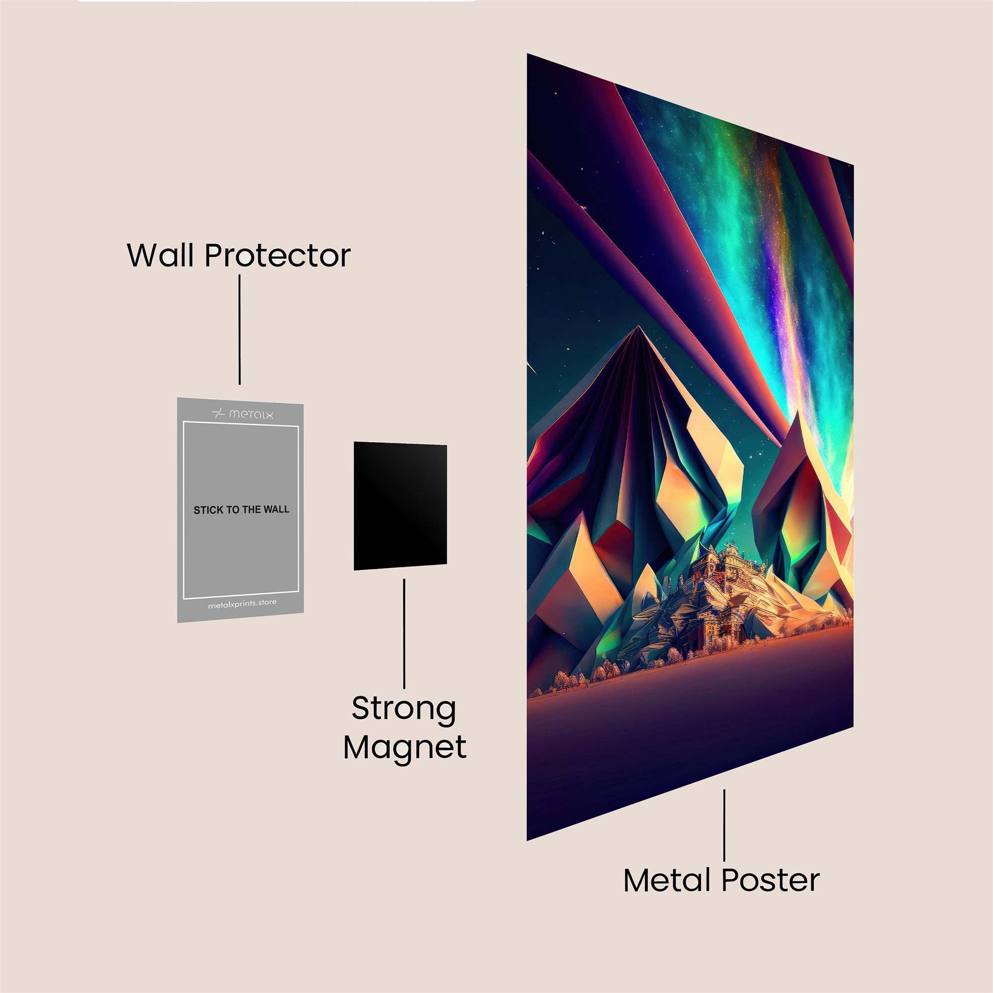 Aurora Enigma Safe Wall Magnetic / M