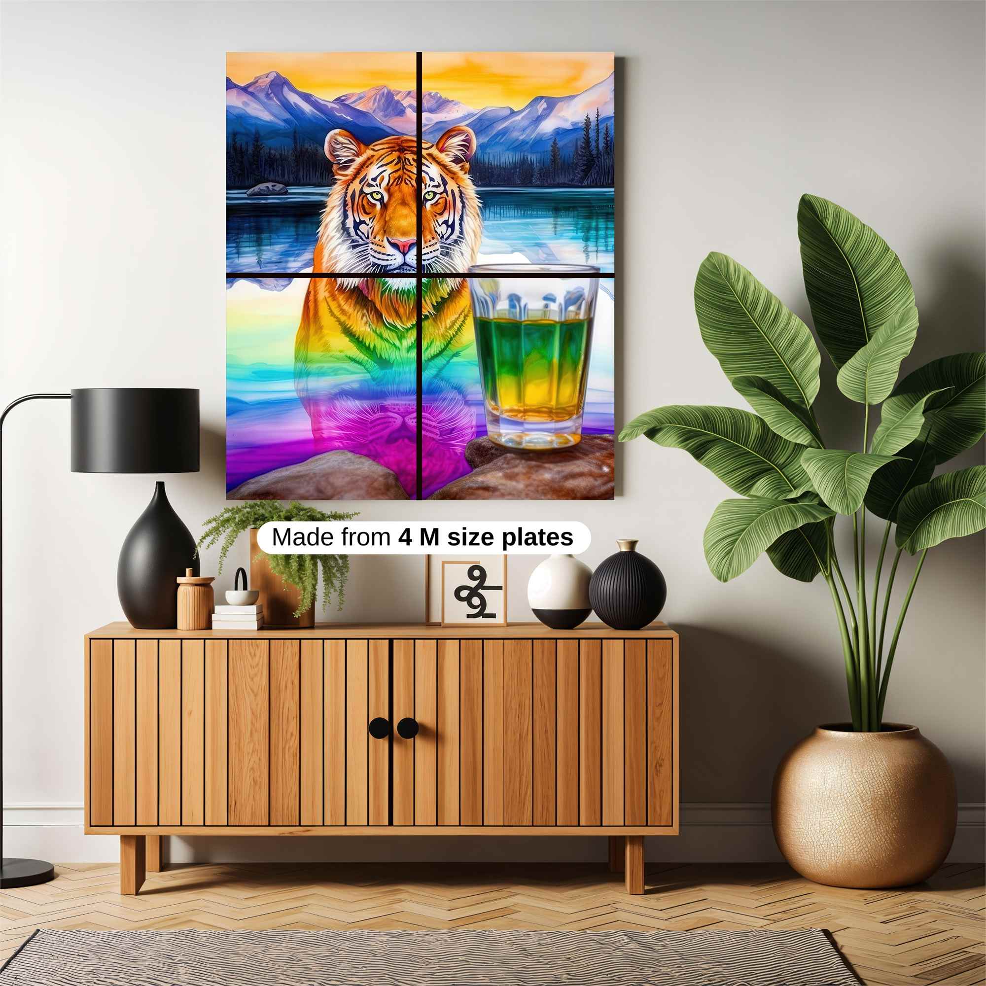Tiger Tranquil Safe Wall Magnetic / M