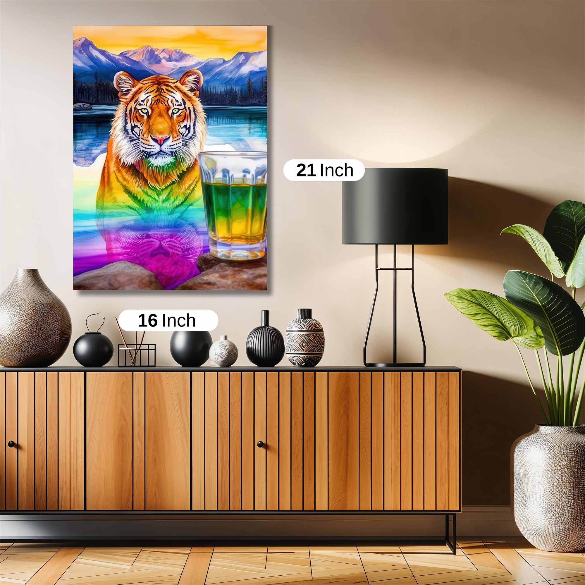 Tiger Tranquil Safe Wall Magnetic / M