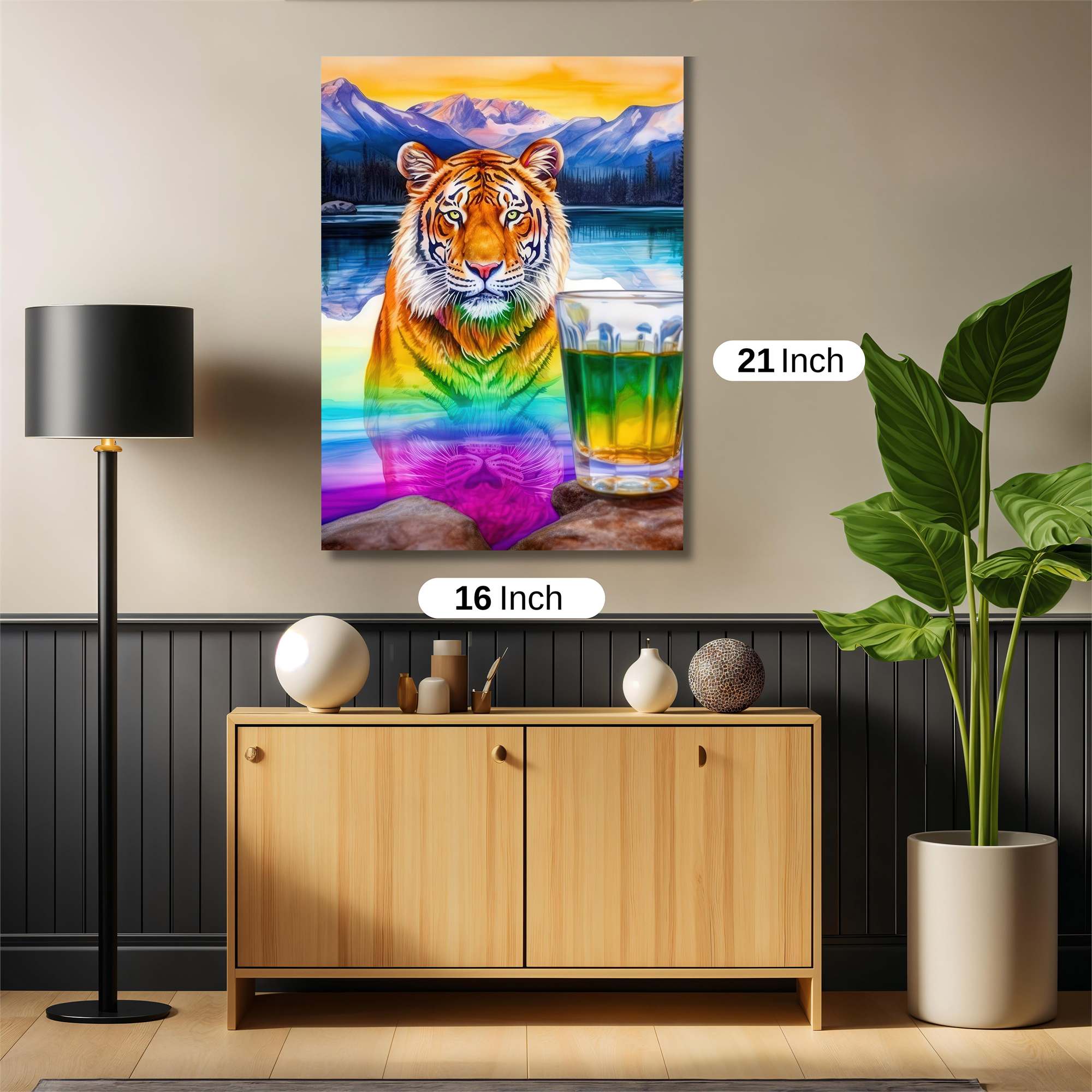Tiger Tranquil Safe Wall Magnetic / M
