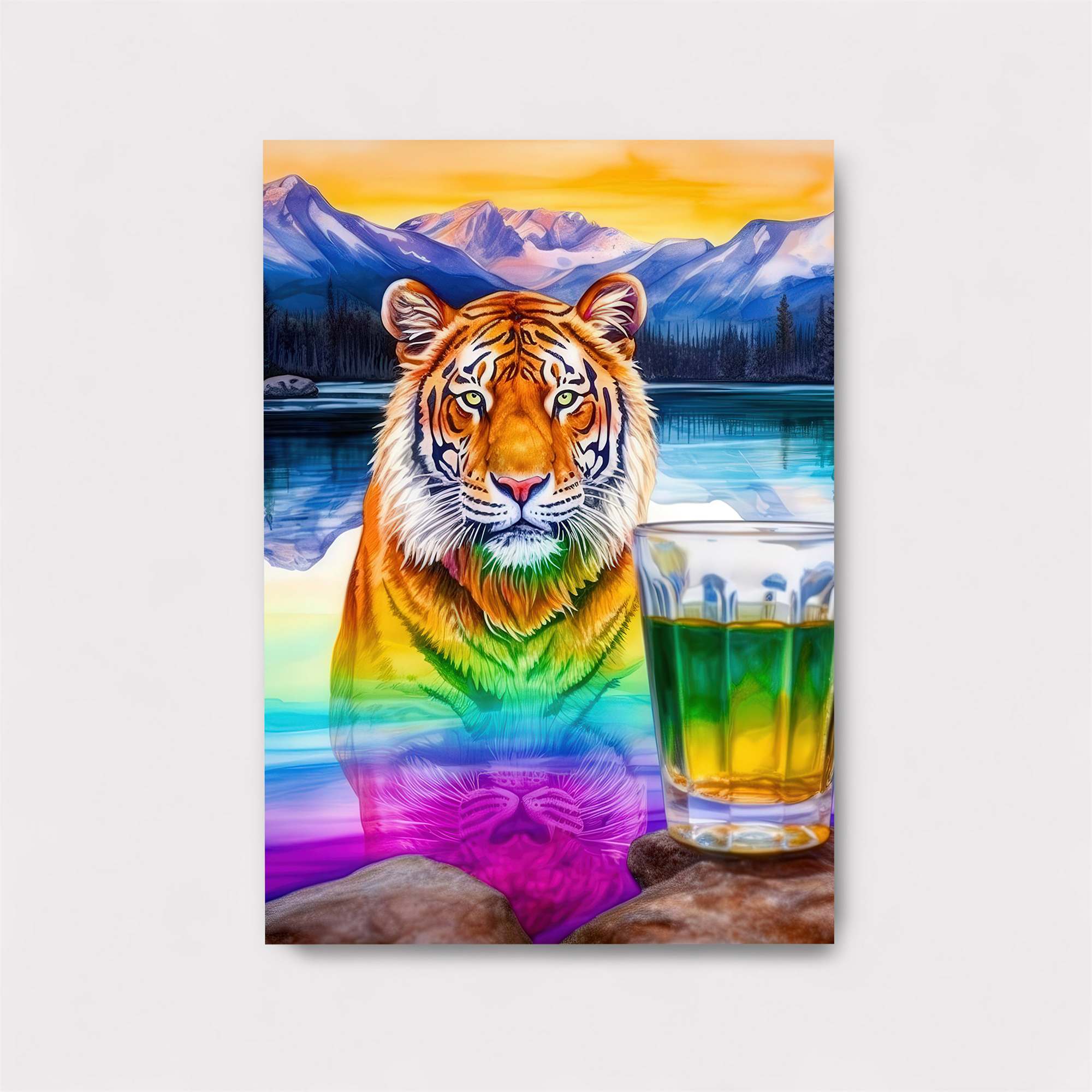Tiger Tranquil Safe Wall Magnetic / M