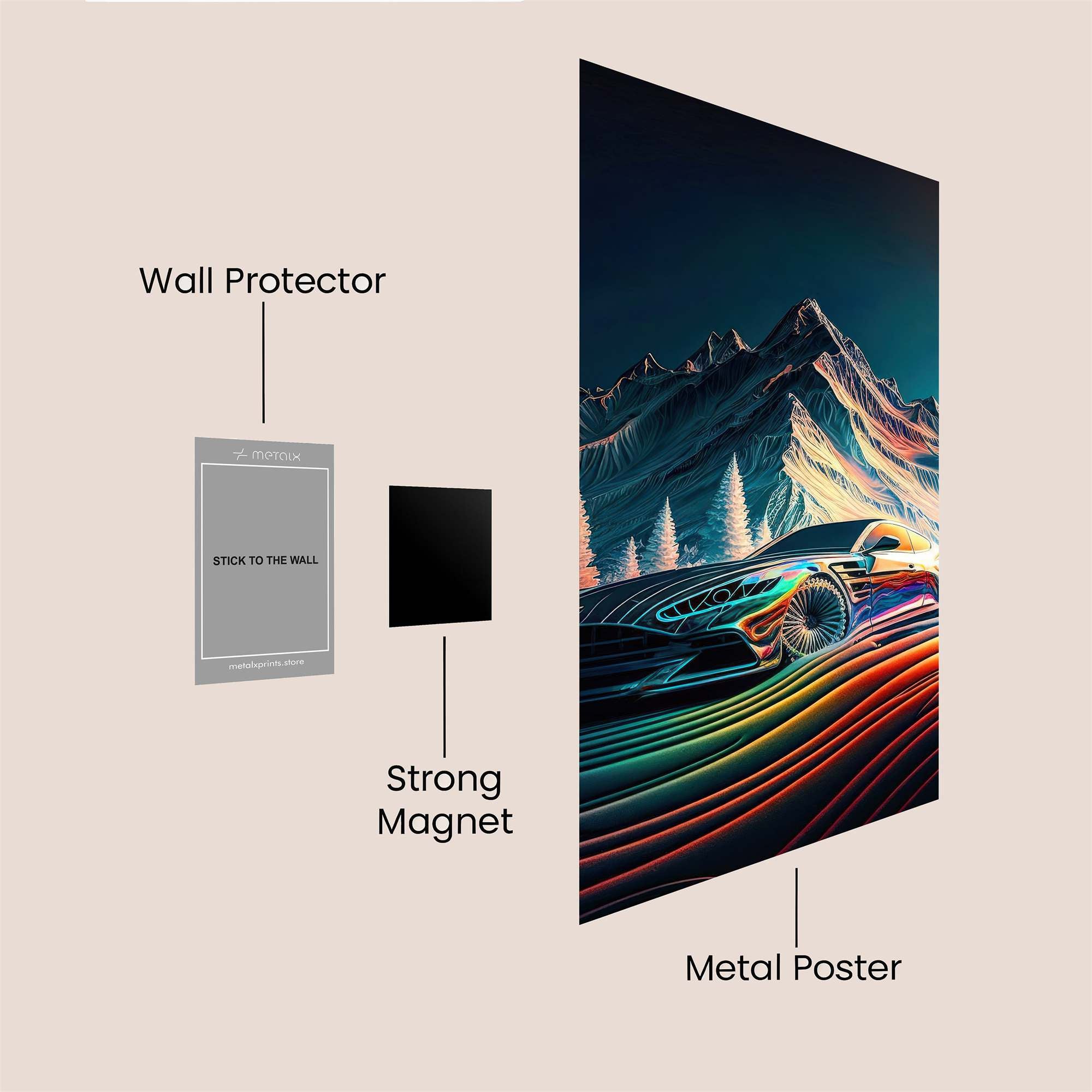 Aston Serene Safe Wall Magnetic / M