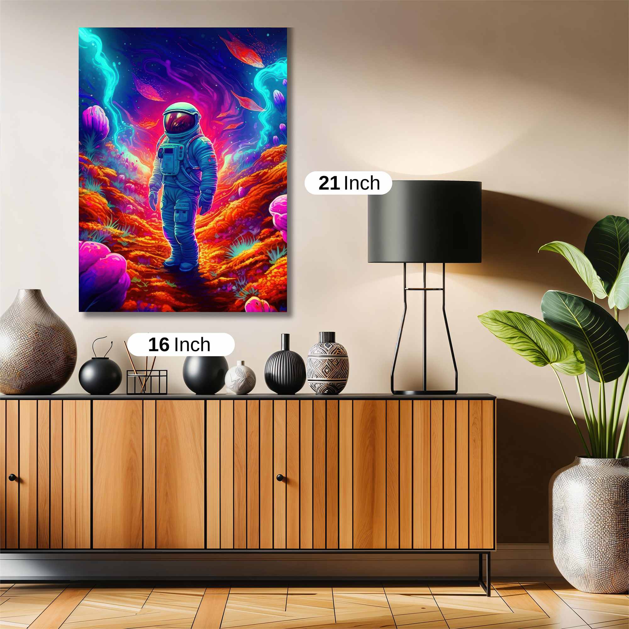 Astronaut Dreamscape Safe Wall Magnetic / M