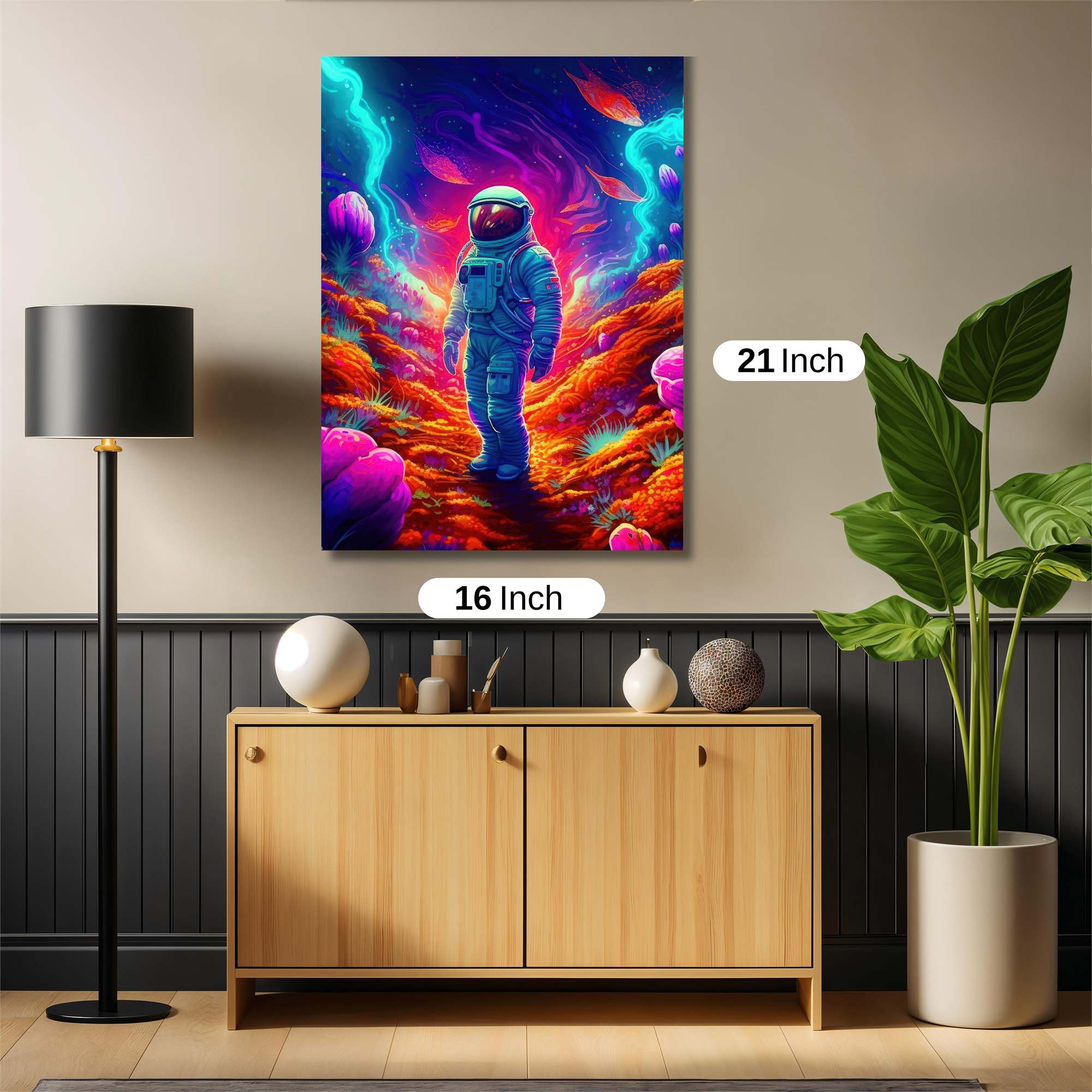 Astronaut Dreamscape Safe Wall Magnetic / M