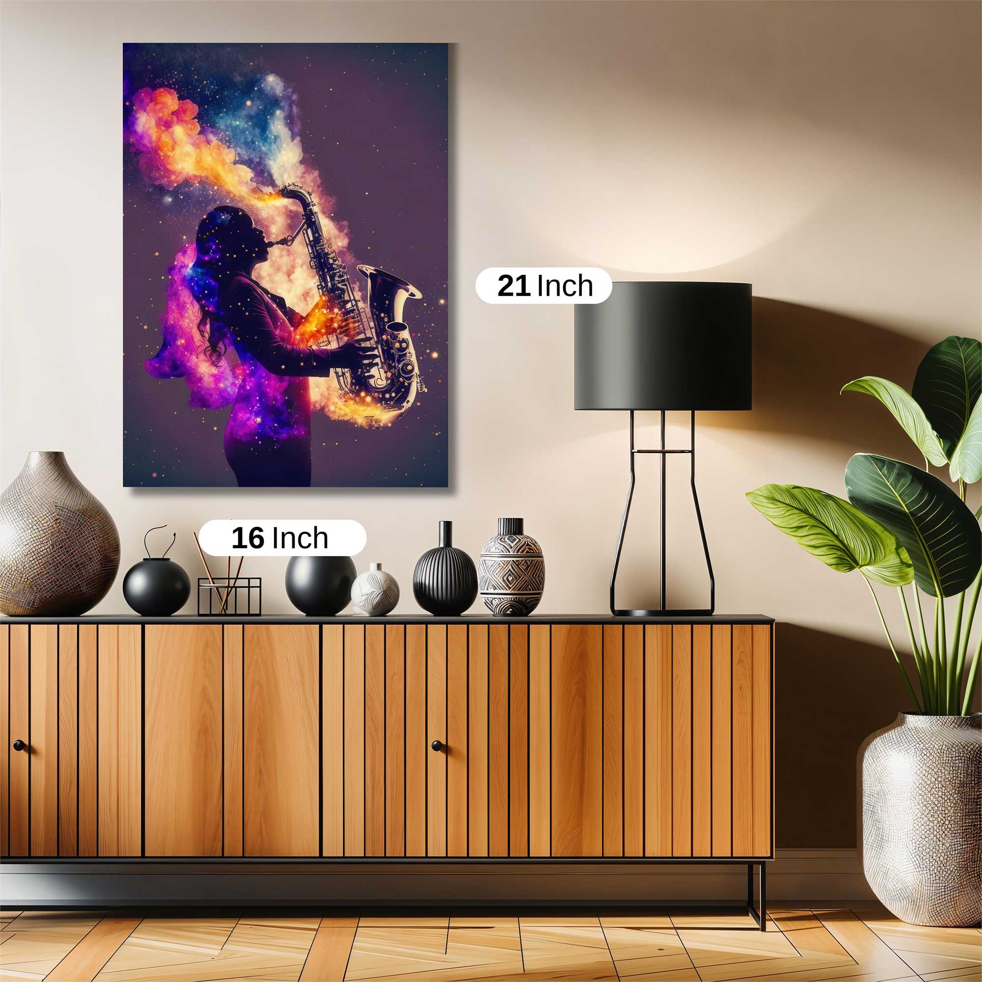 Saxophone Symphony Safe Wall Magnetic / M