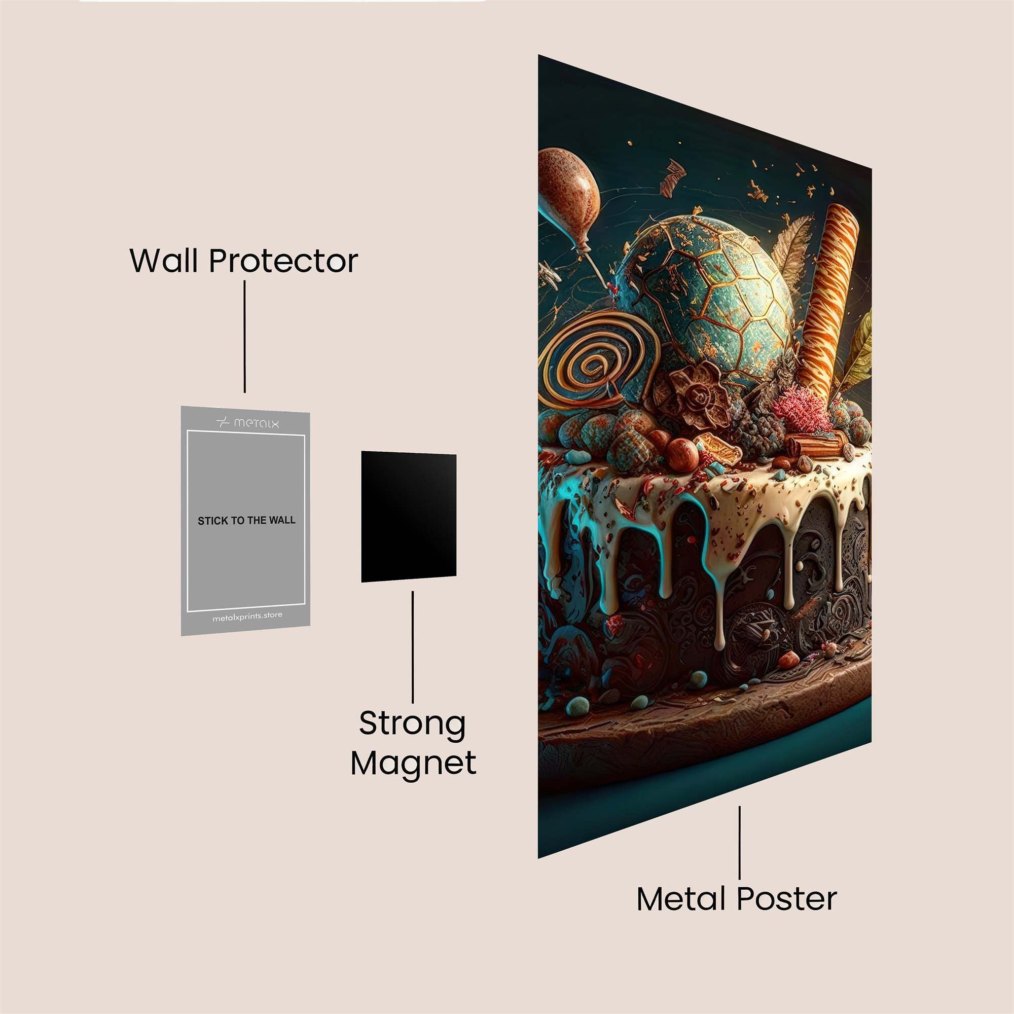 Fantasy Feast Safe Wall Magnetic / M