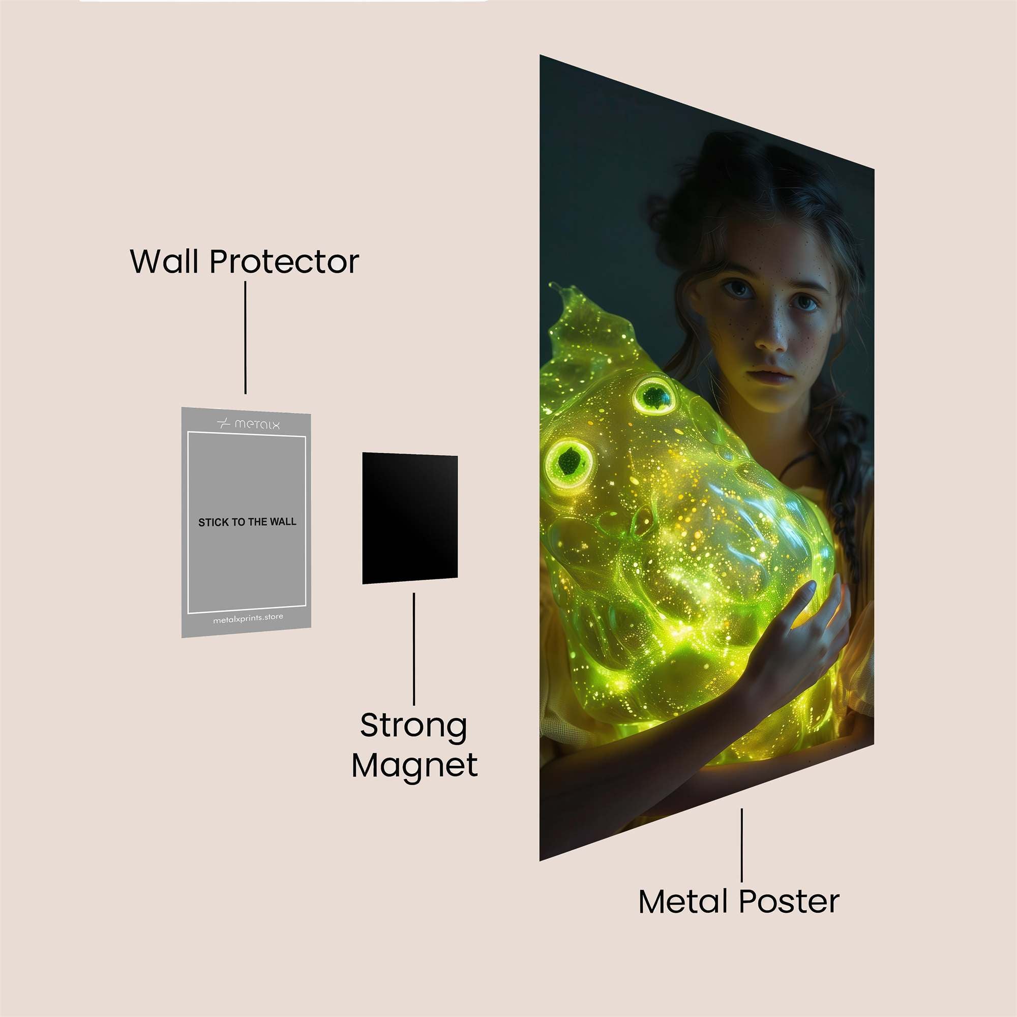 Glow Enigma Safe Wall Magnetic / M