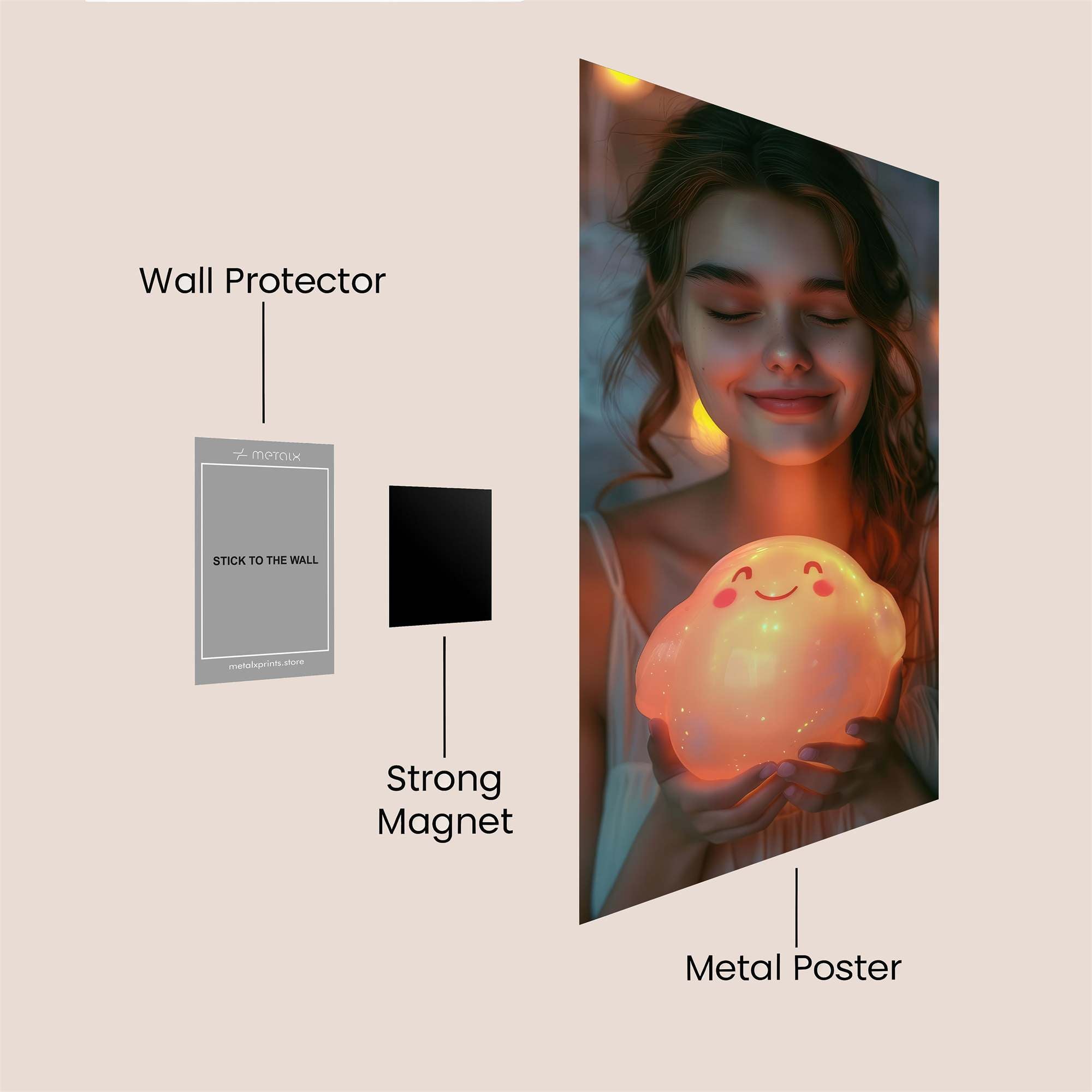 Glow Serene Safe Wall Magnetic / M
