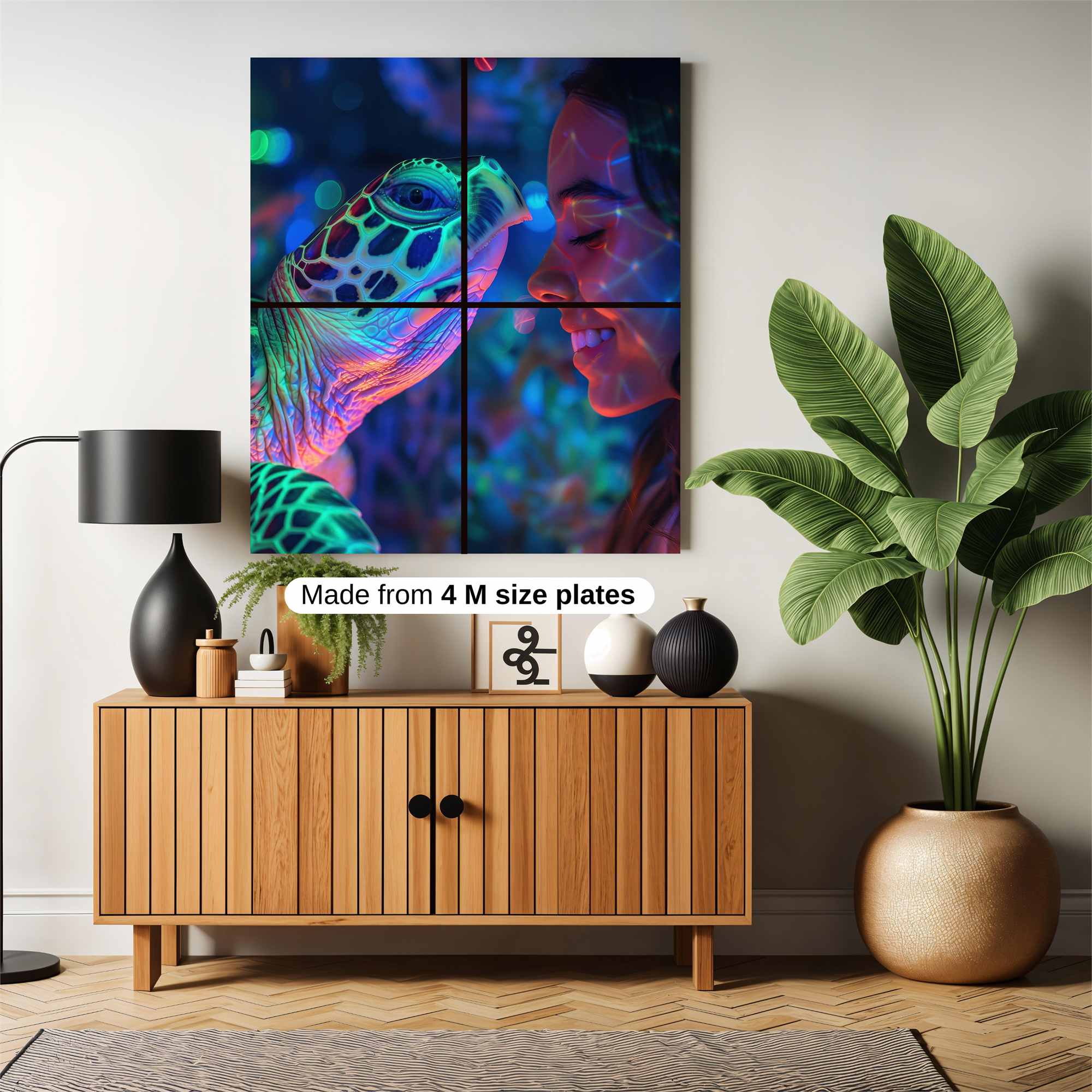 Turtle Bliss Safe Wall Magnetic / M