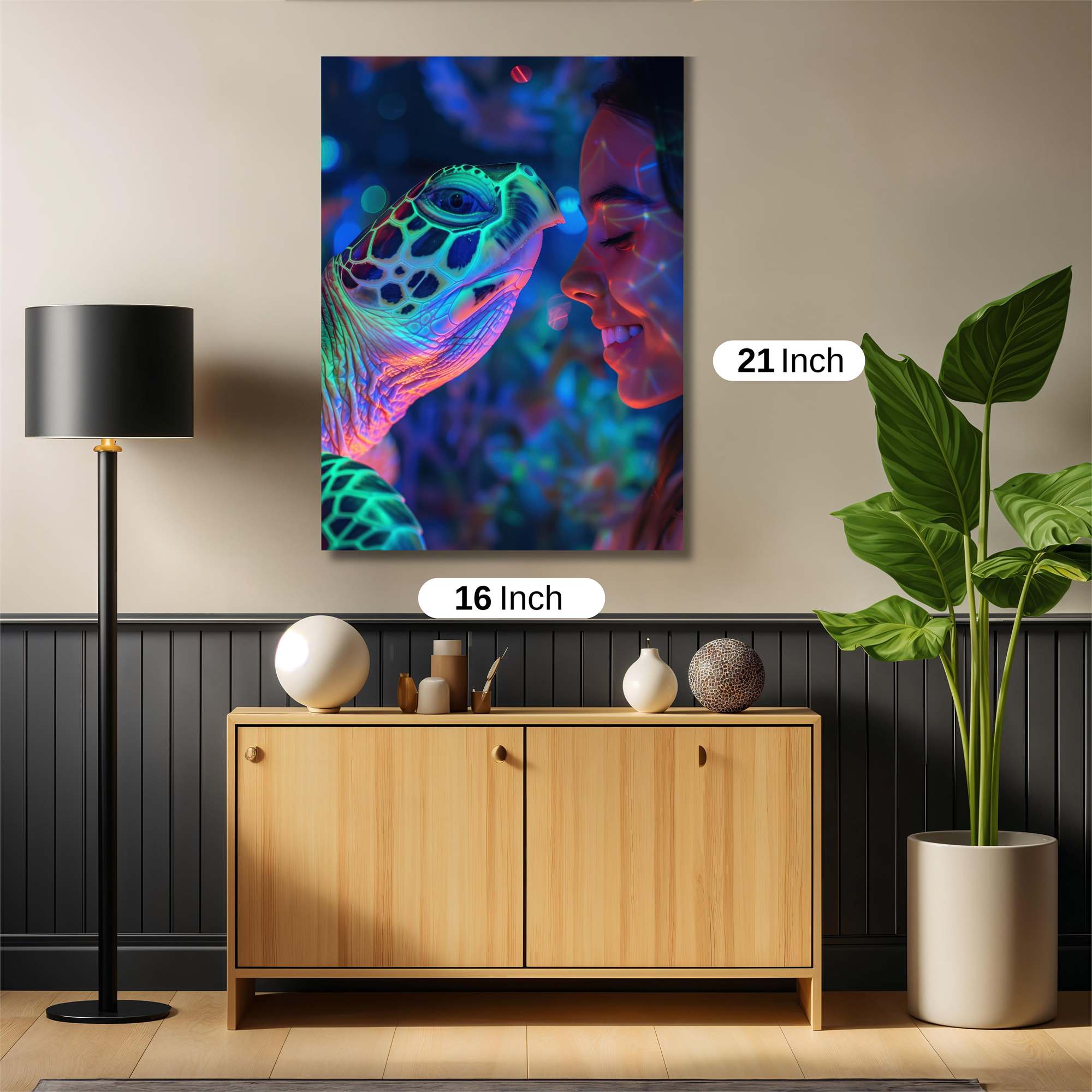Turtle Bliss Safe Wall Magnetic / M