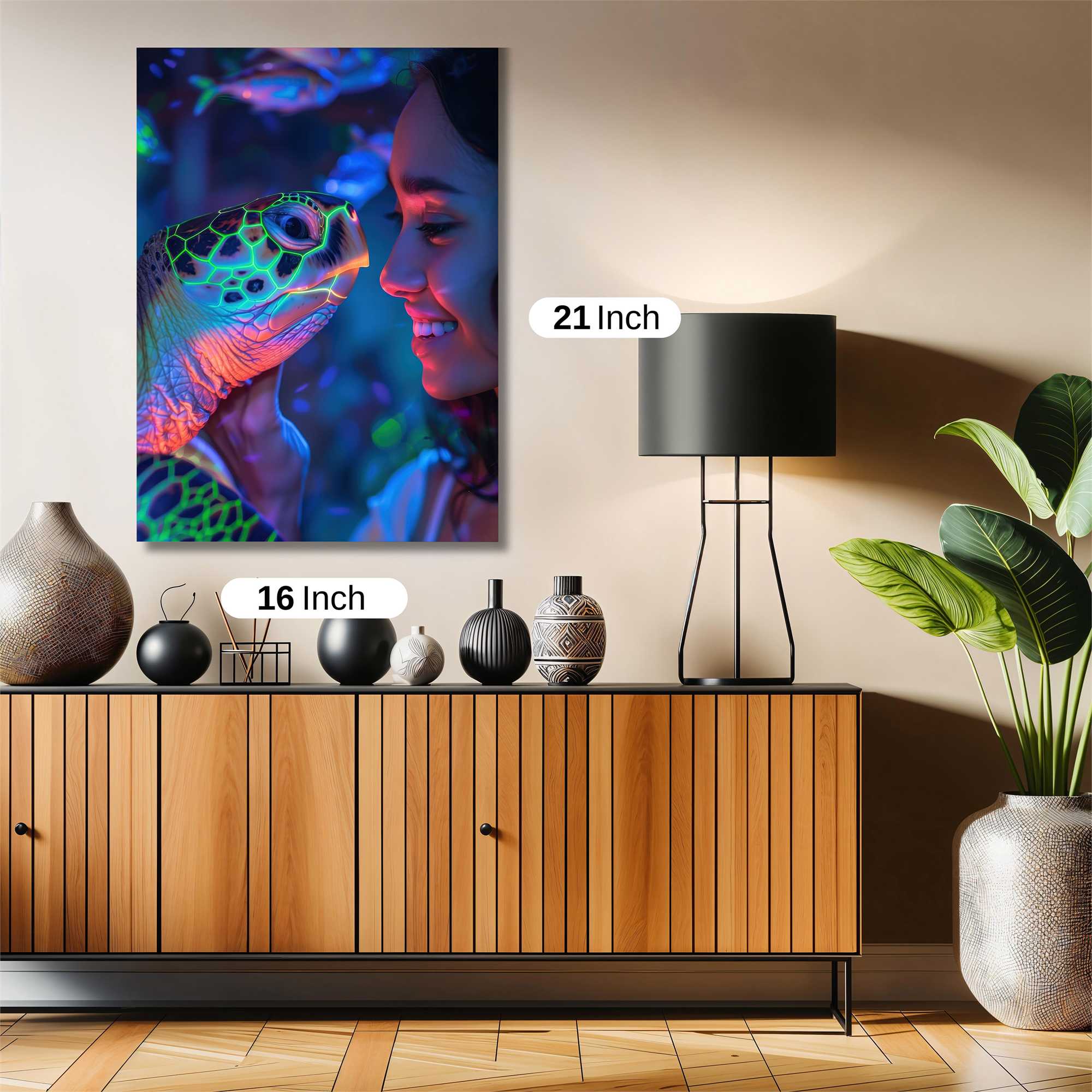 Turtle Tranquil Safe Wall Magnetic / M