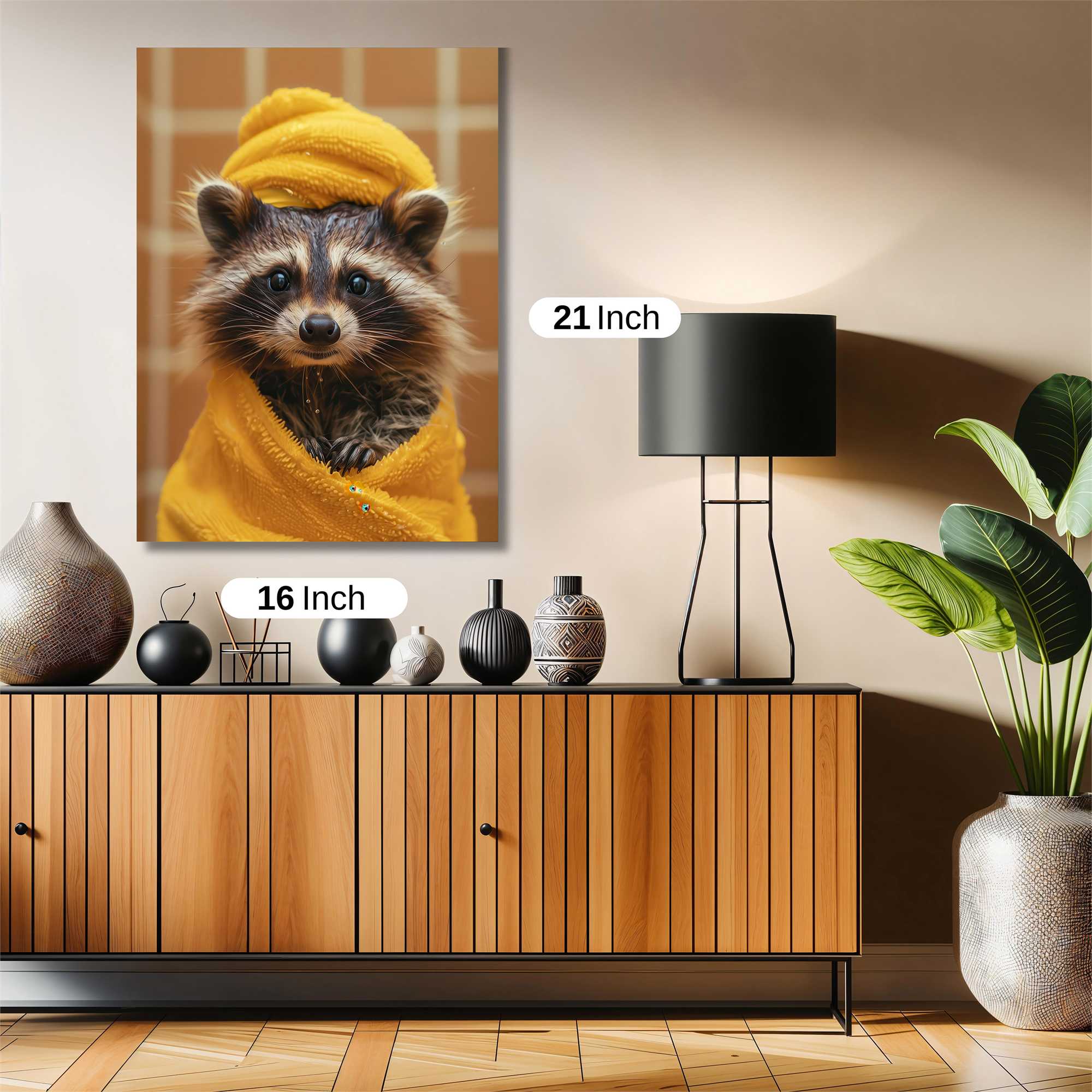 Raccoon Relaxed Safe Wall Magnetic / M