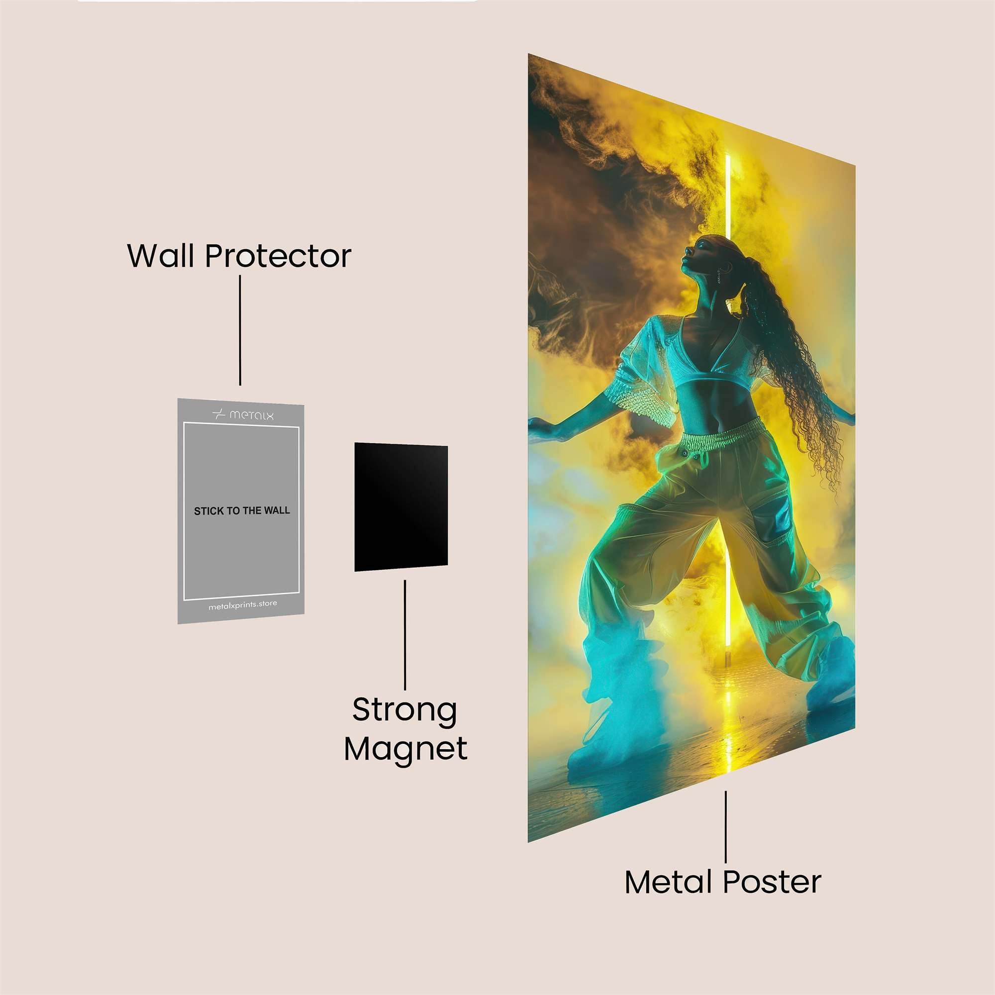 Dance Euphoria Safe Wall Magnetic / M