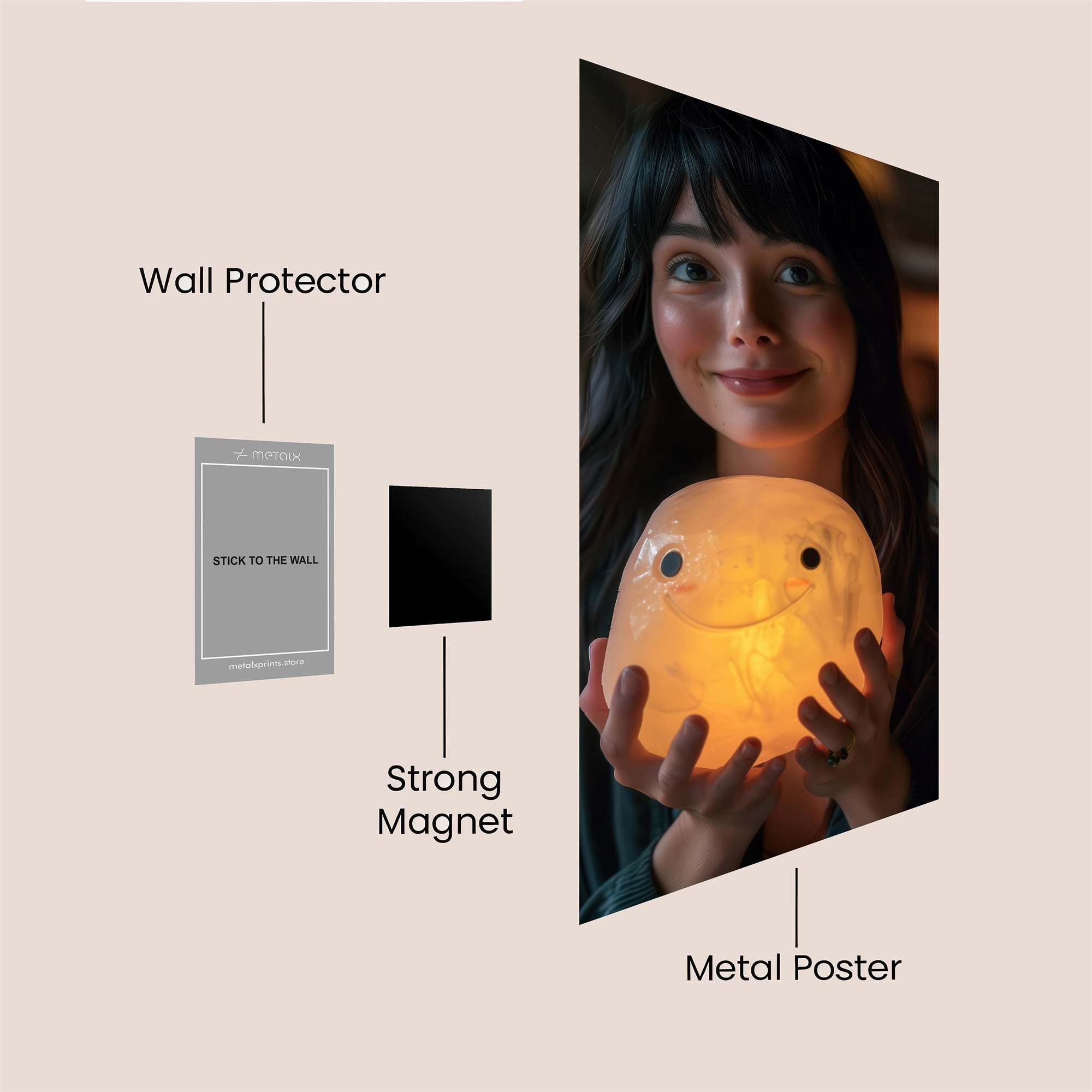 Glow Serene Safe Wall Magnetic / M