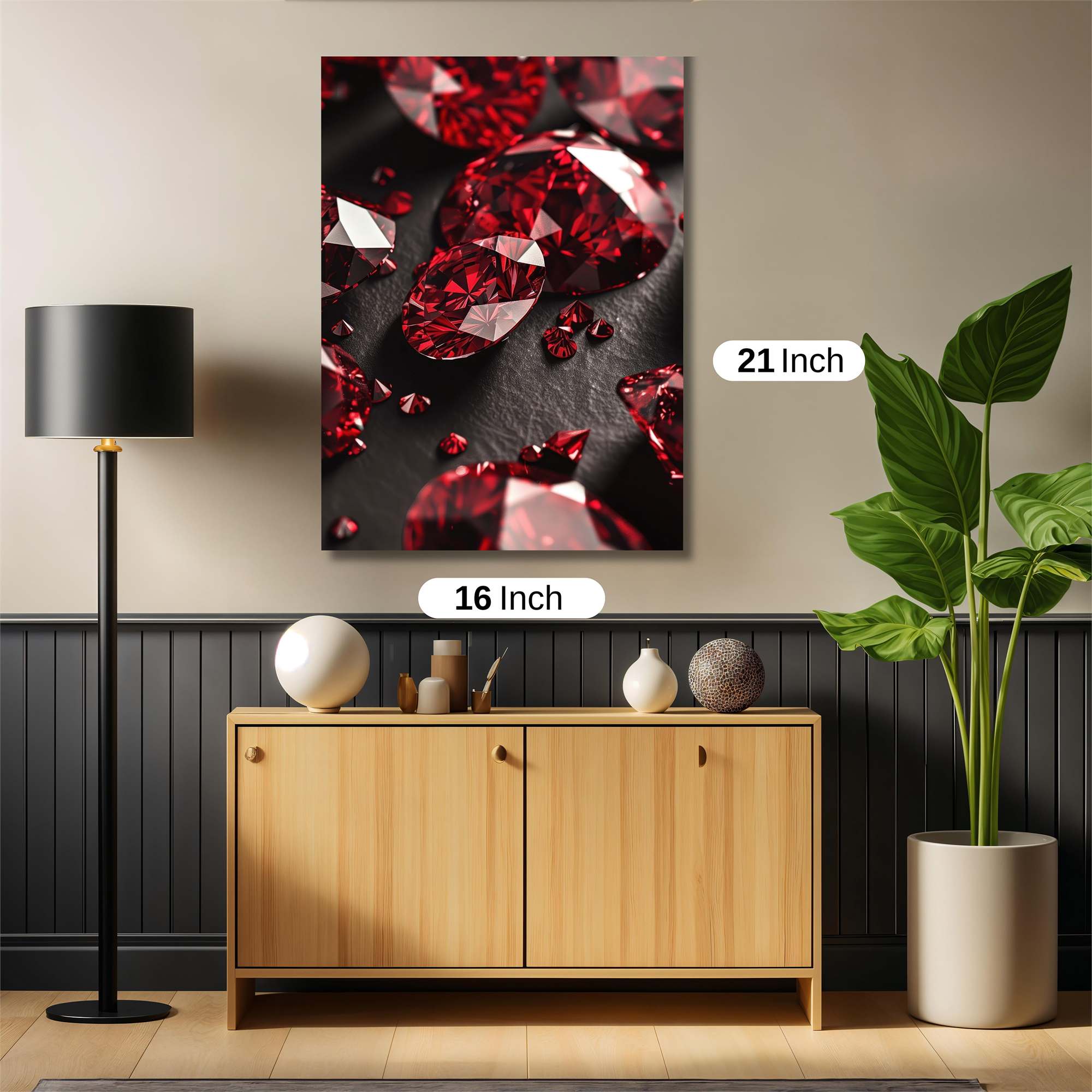 Ruby Radiance Safe Wall Magnetic / M