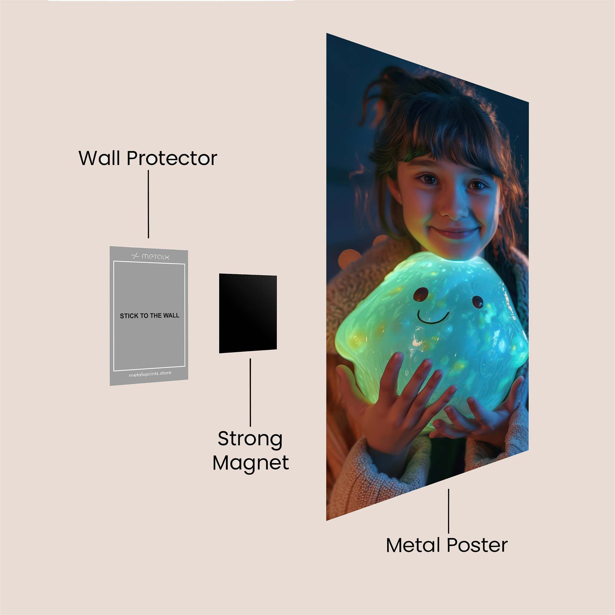 Glow Joy Safe Wall Magnetic / M