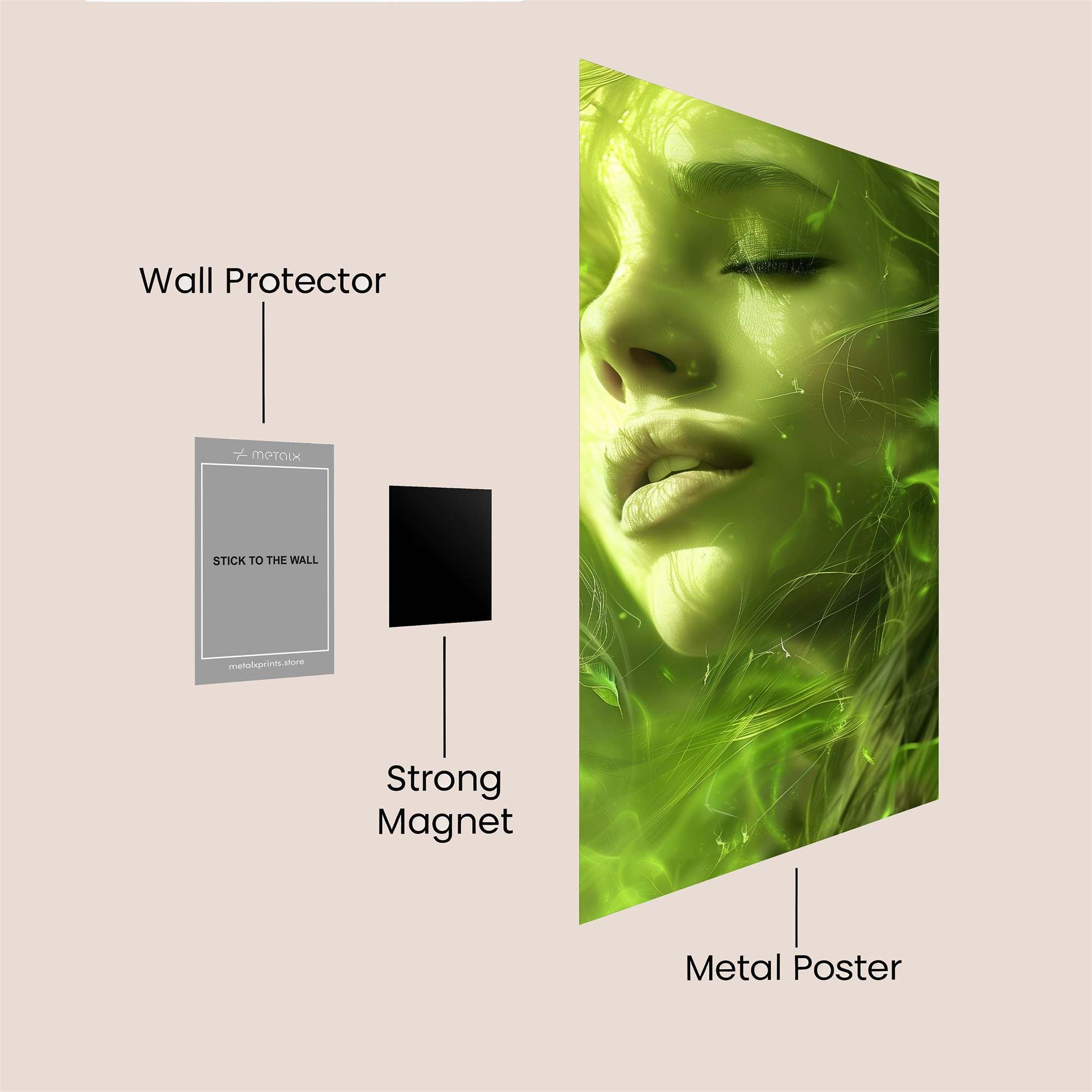 Nature's Whisper Safe Wall Magnetic / M