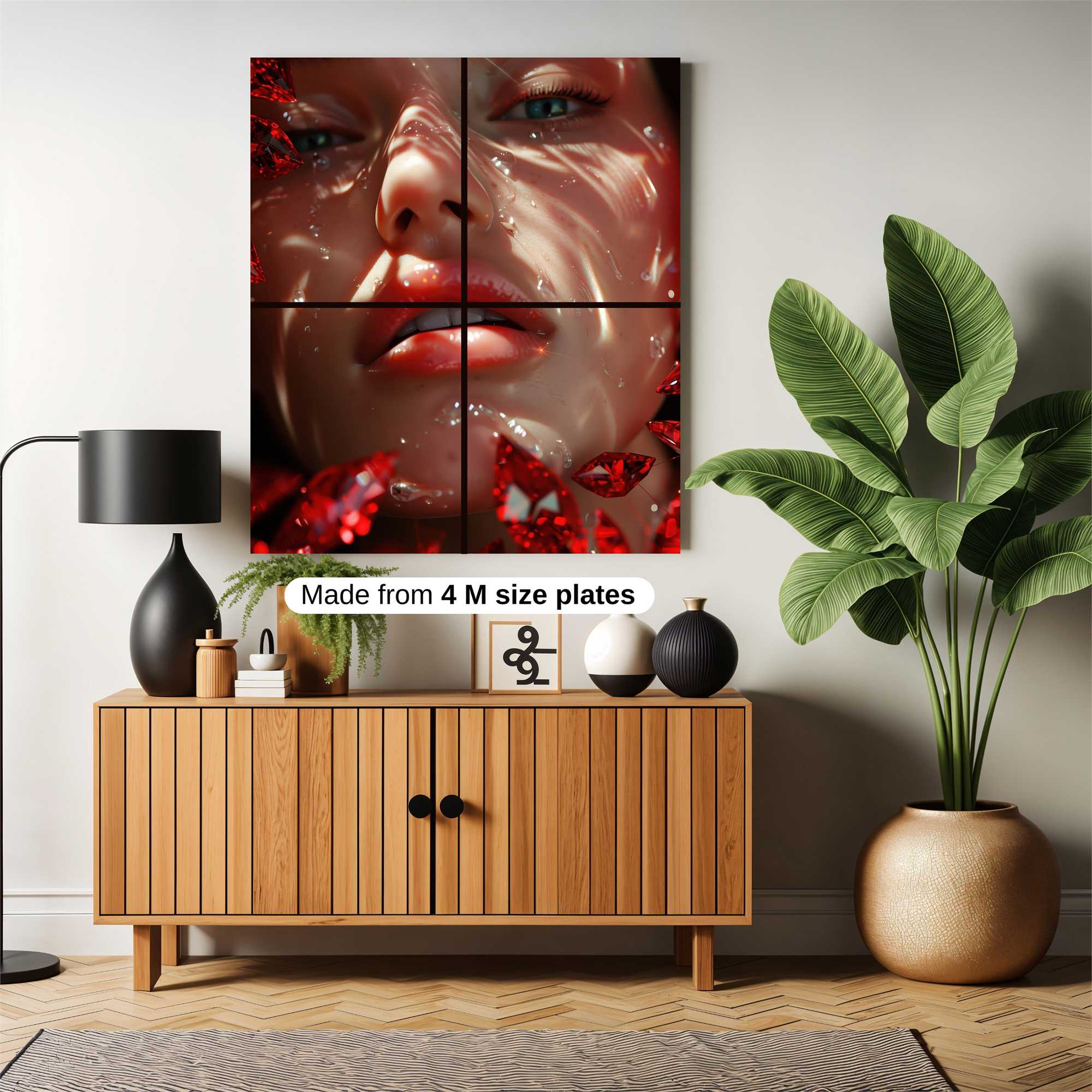 Ruby Serenity Safe Wall Magnetic / M
