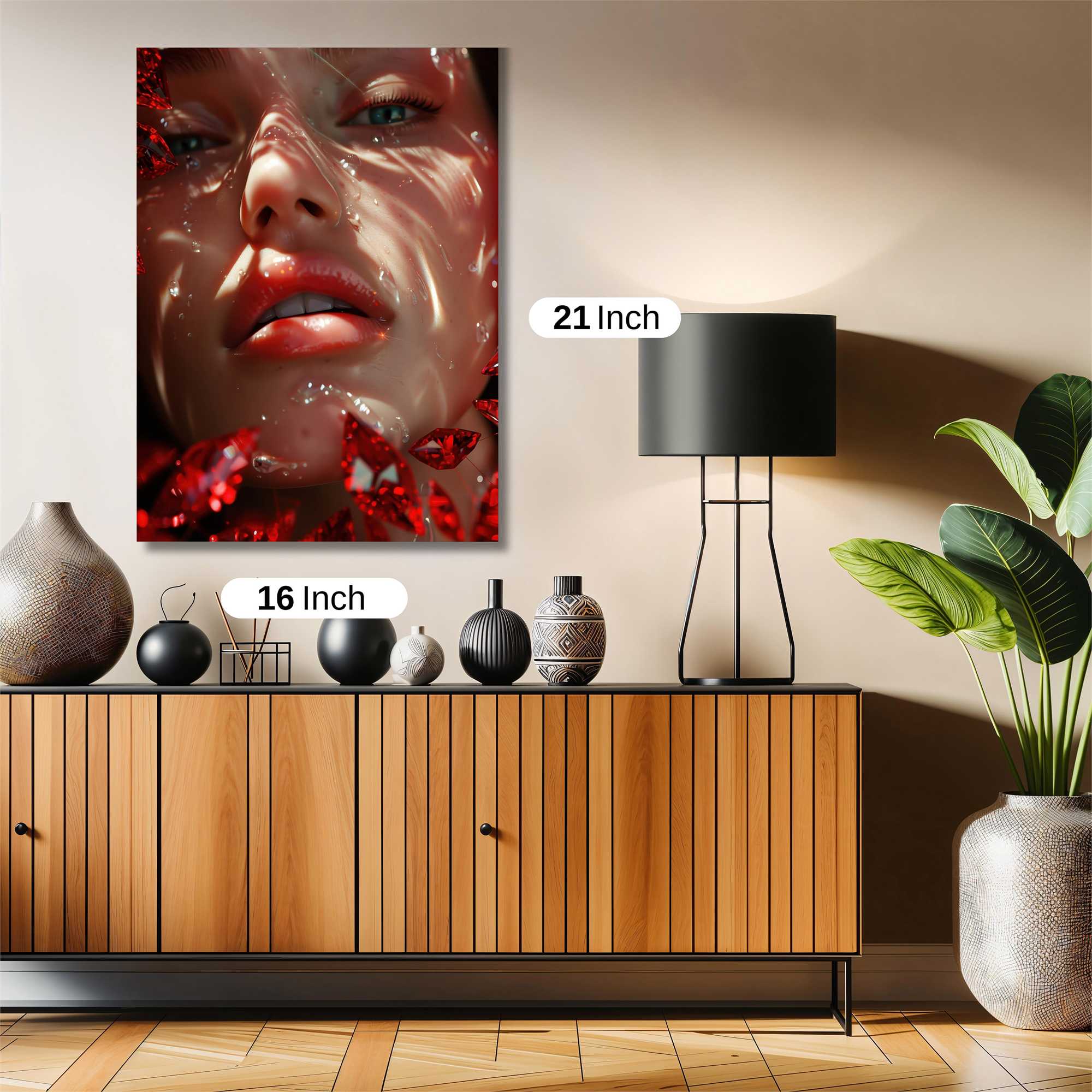 Ruby Serenity Safe Wall Magnetic / M