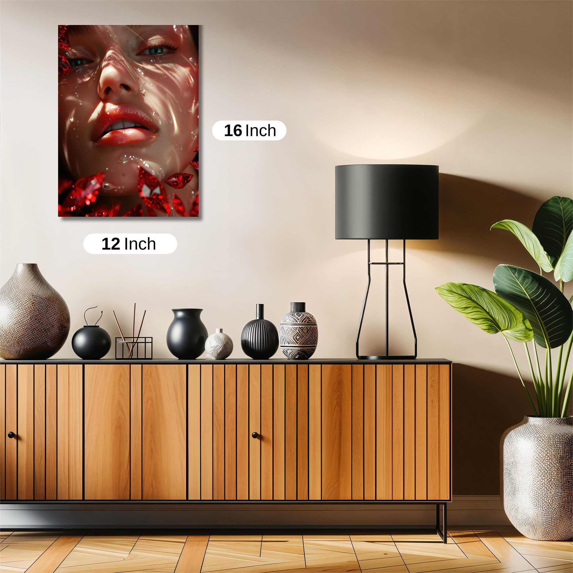Ruby Serenity Safe Wall Magnetic / M