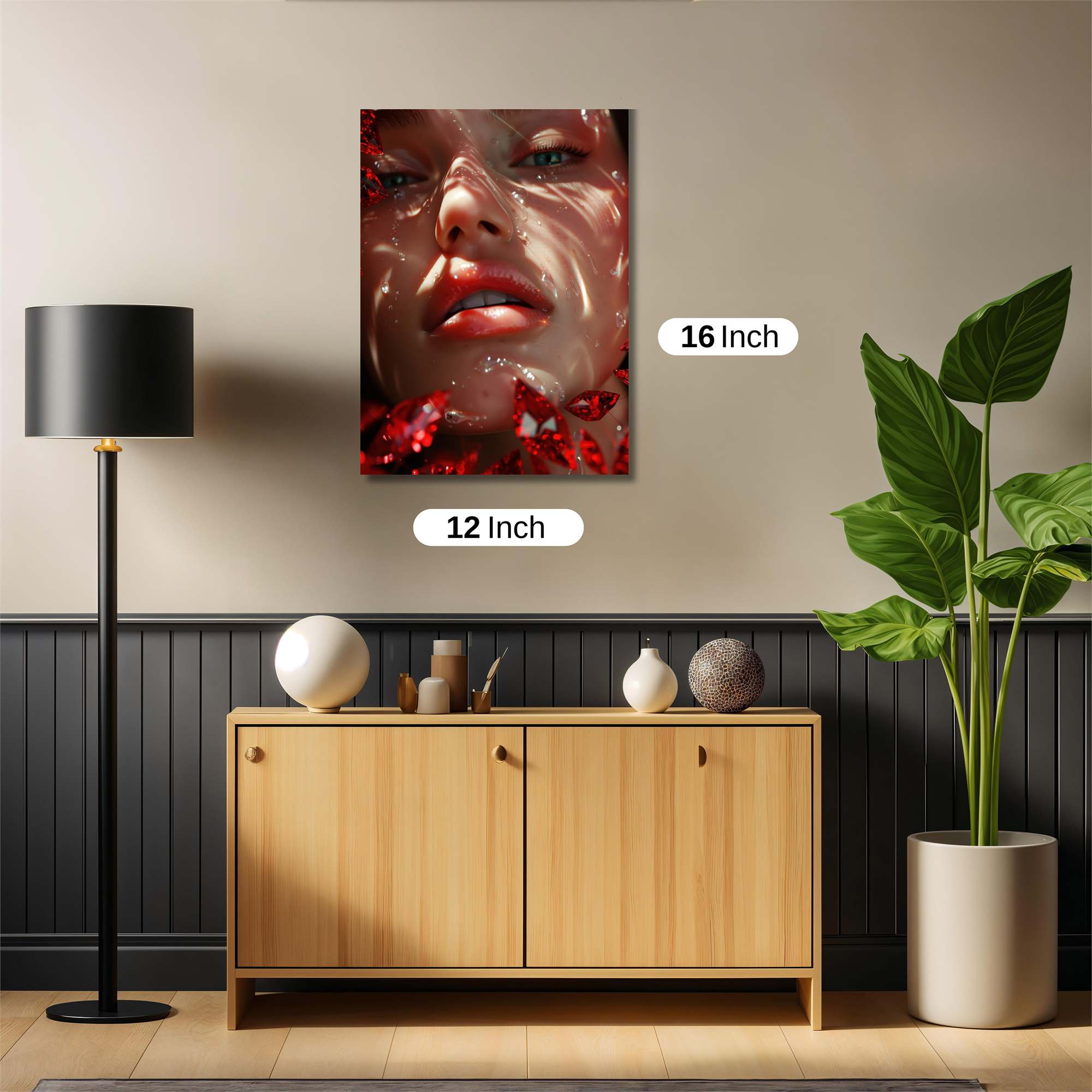 Ruby Serenity Safe Wall Magnetic / M