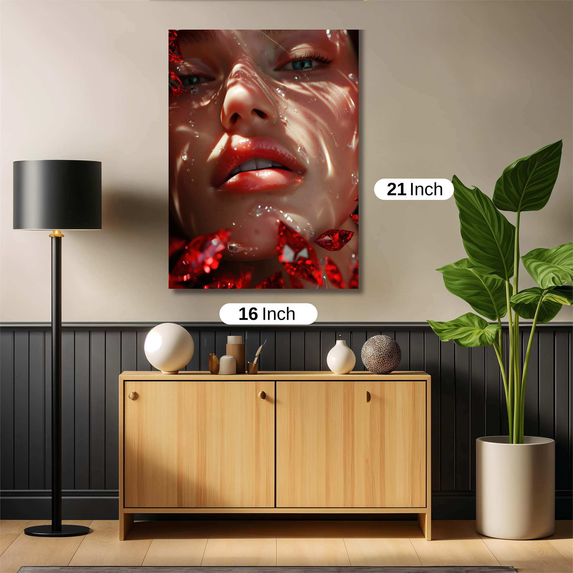 Ruby Serenity Safe Wall Magnetic / M