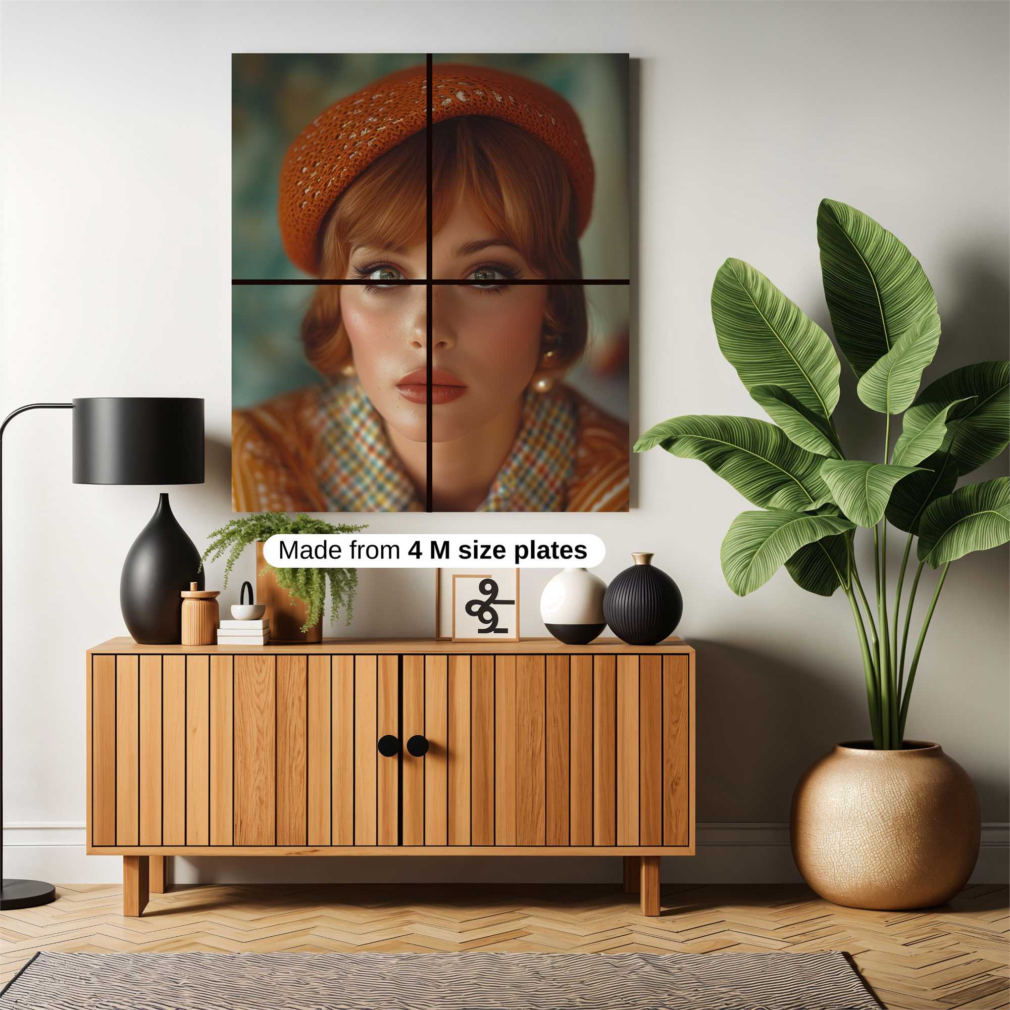 Retro Charm Safe Wall Magnetic / M