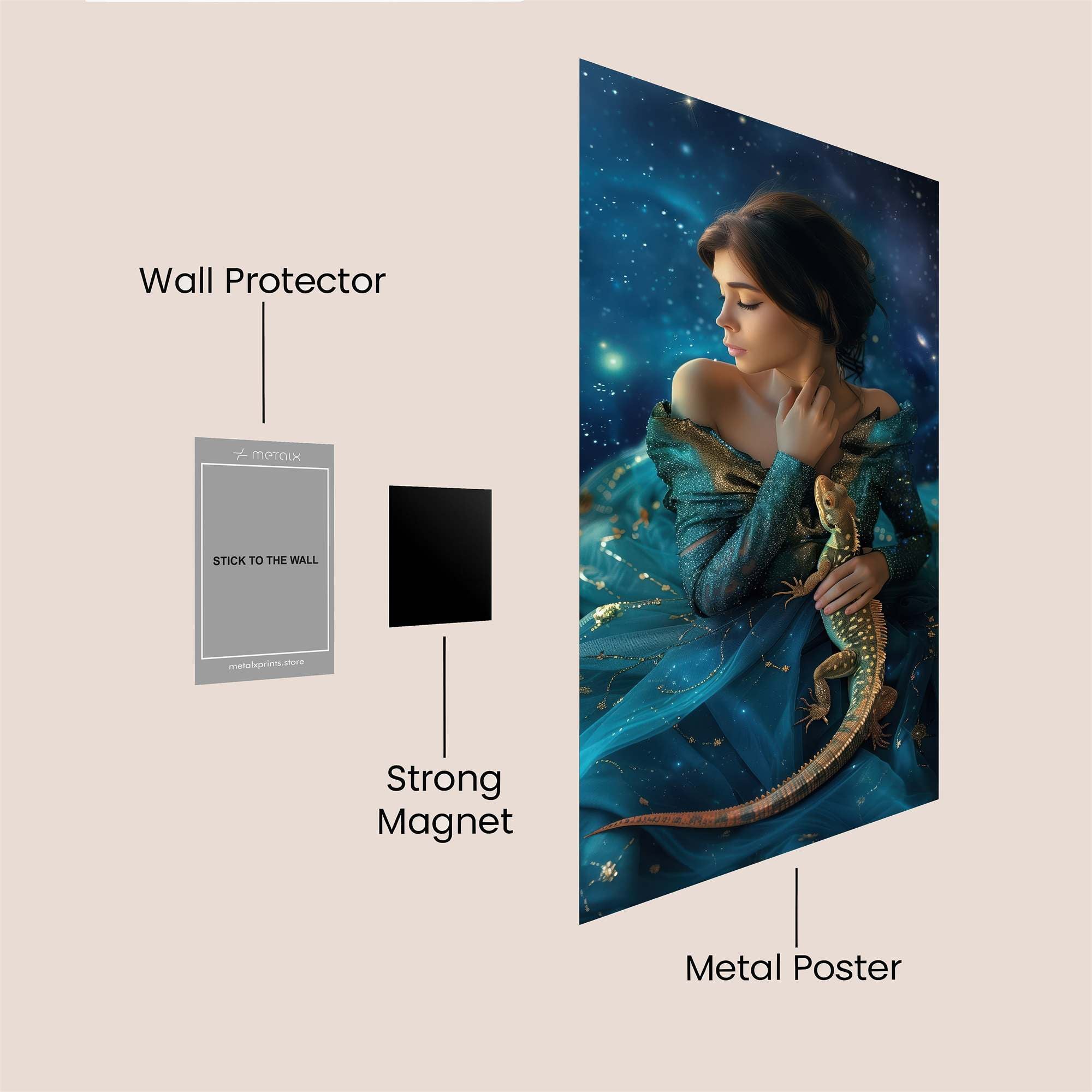 Celestial Whimsy Safe Wall Magnetic / M