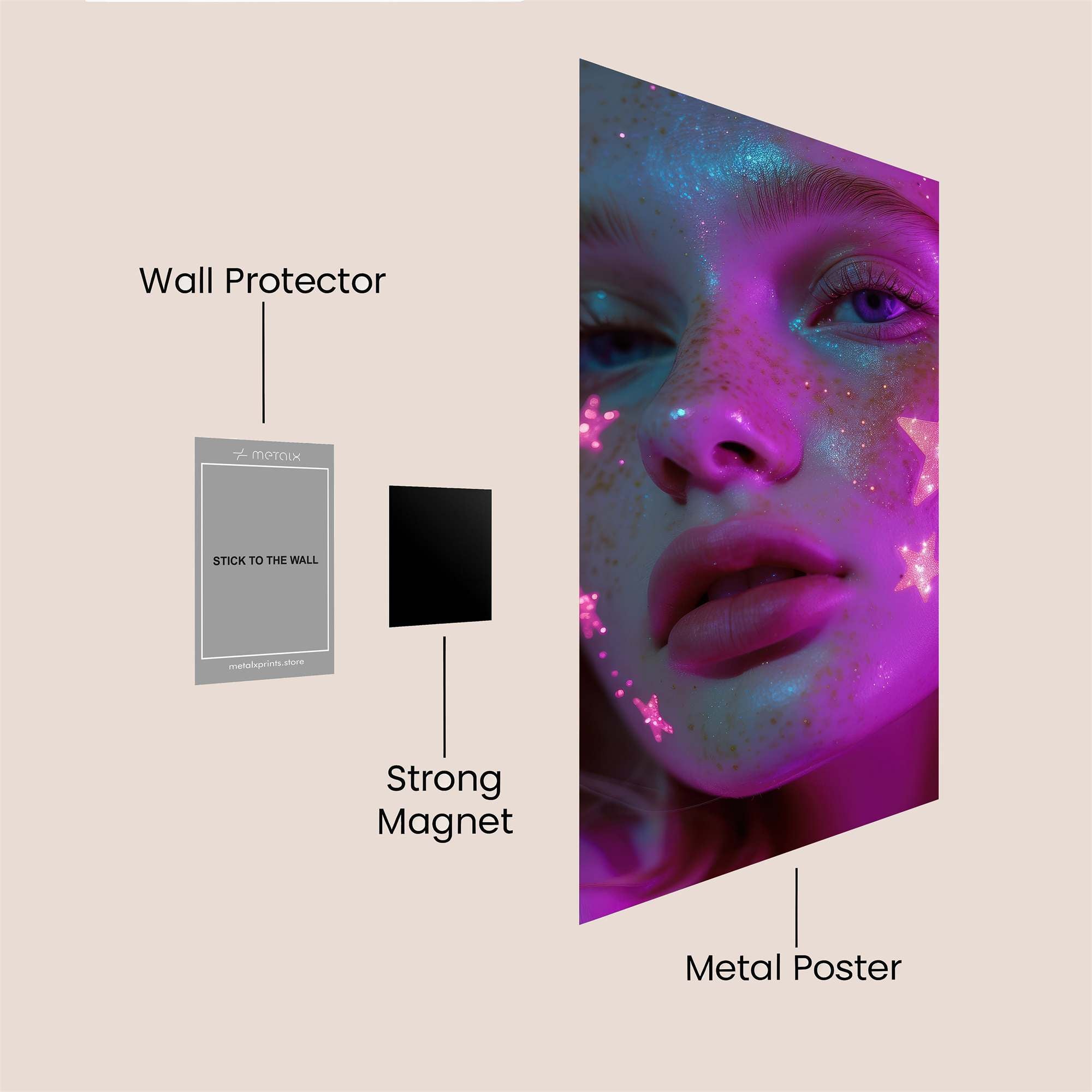 Stellar Glow Safe Wall Magnetic / M