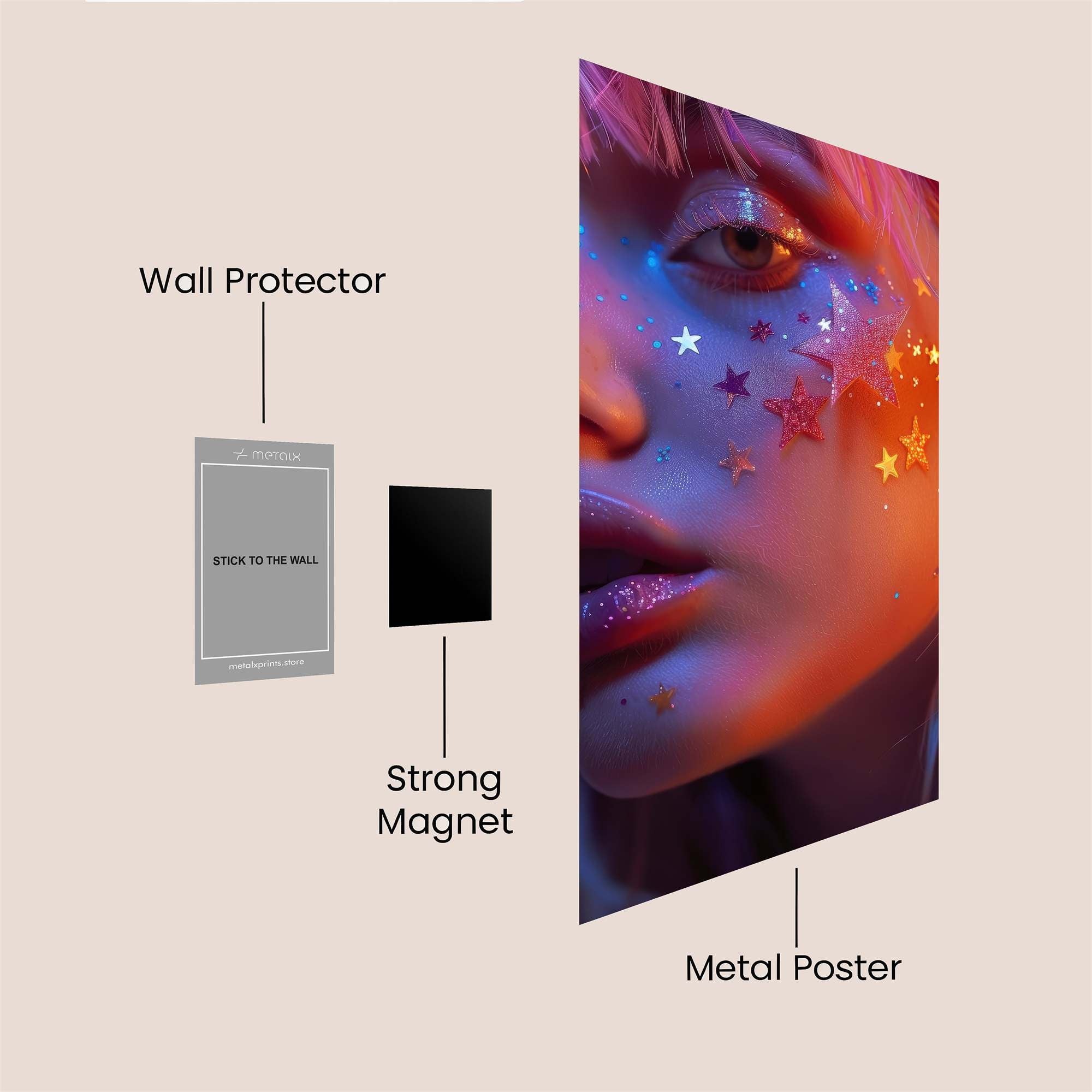 Stardust Dream Safe Wall Magnetic / M