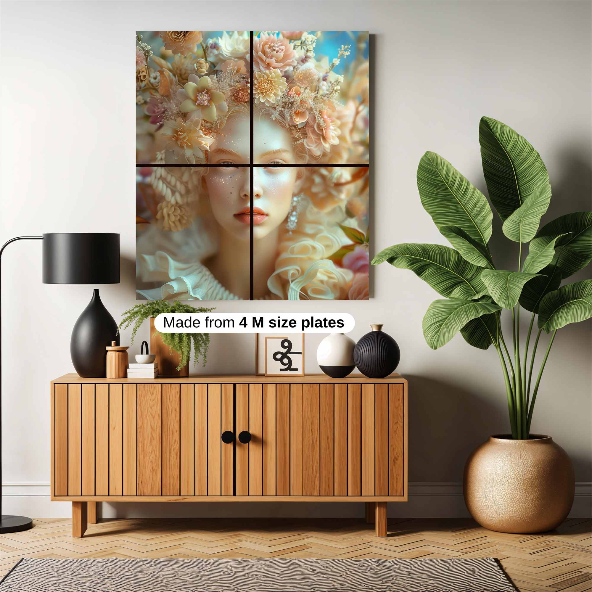 Floral Enchantment Safe Wall Magnetic / M