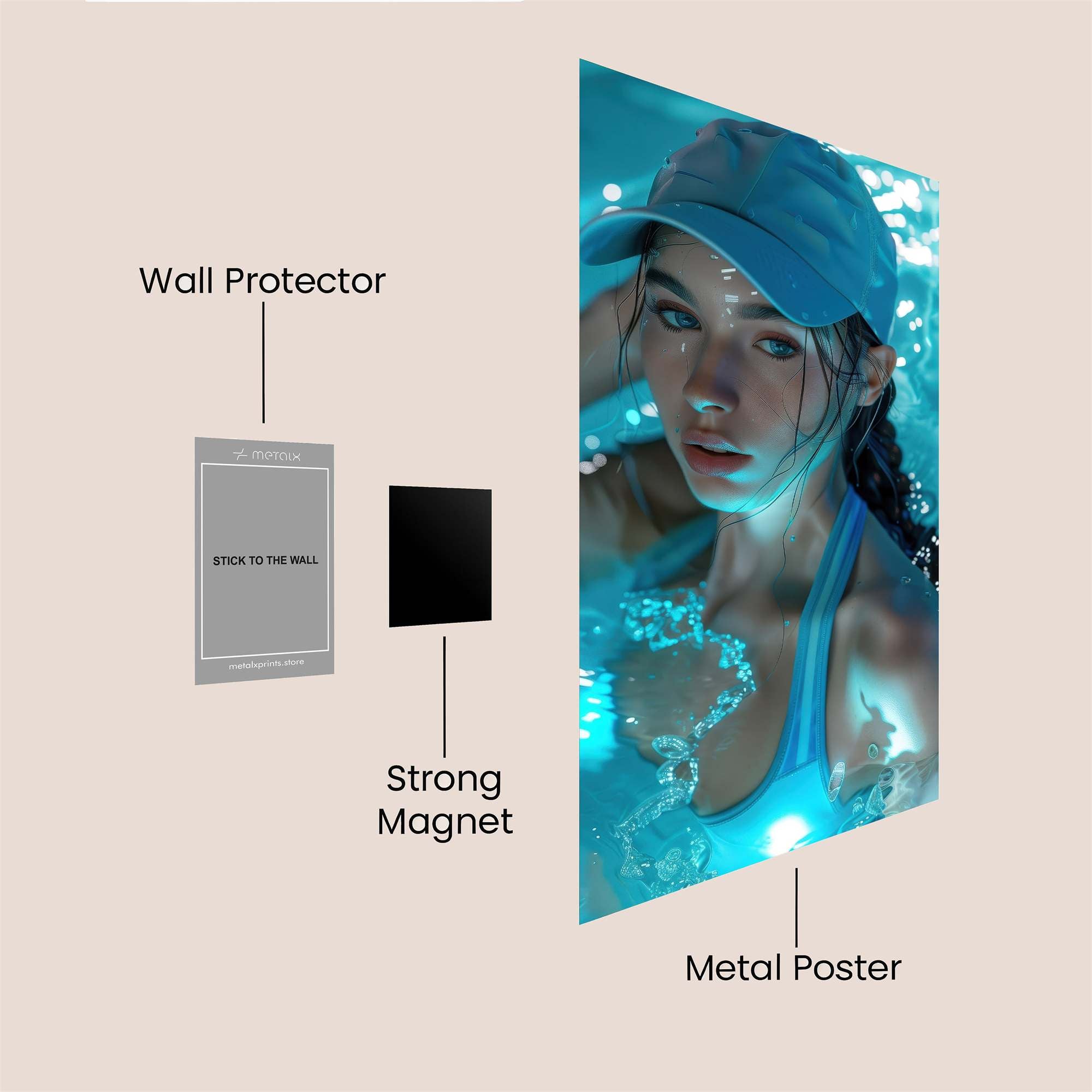 Aqua Serenity Safe Wall Magnetic / M