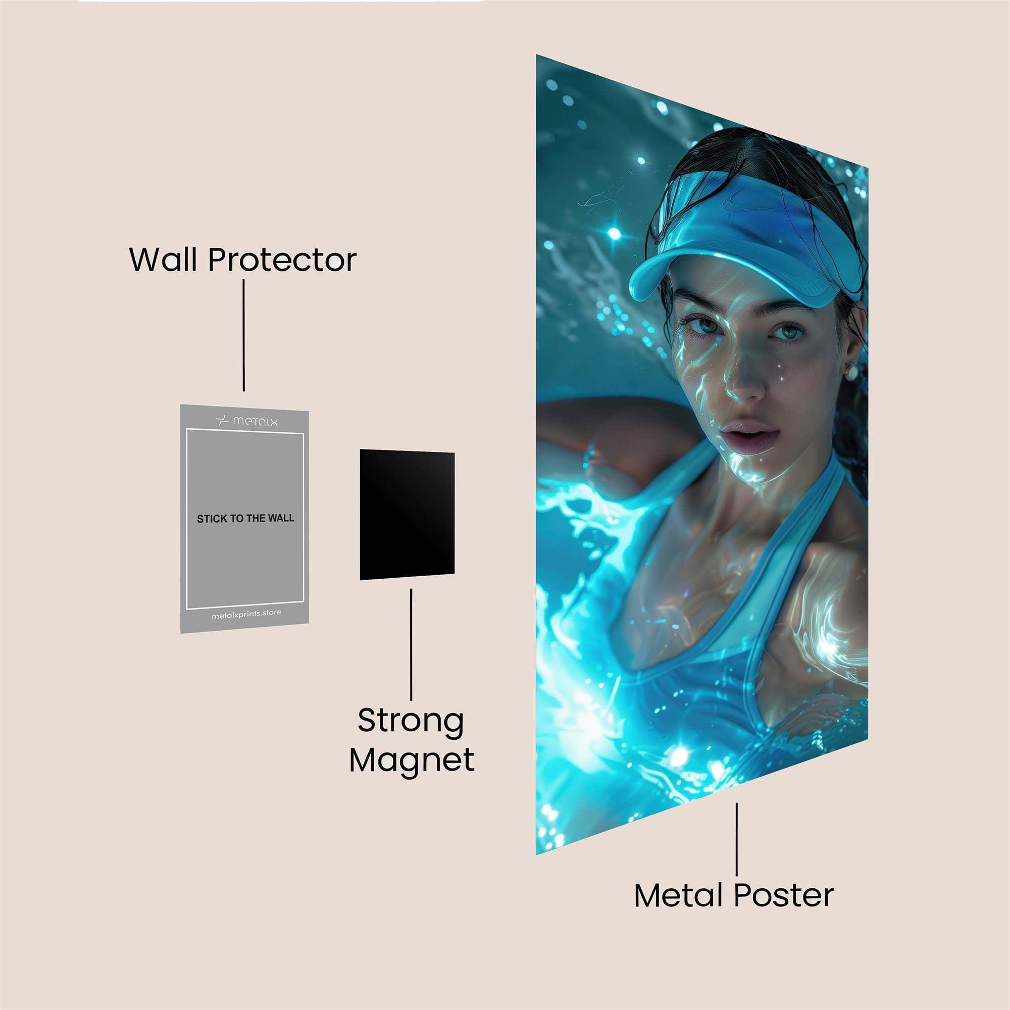 Aqua Serenity Safe Wall Magnetic / M