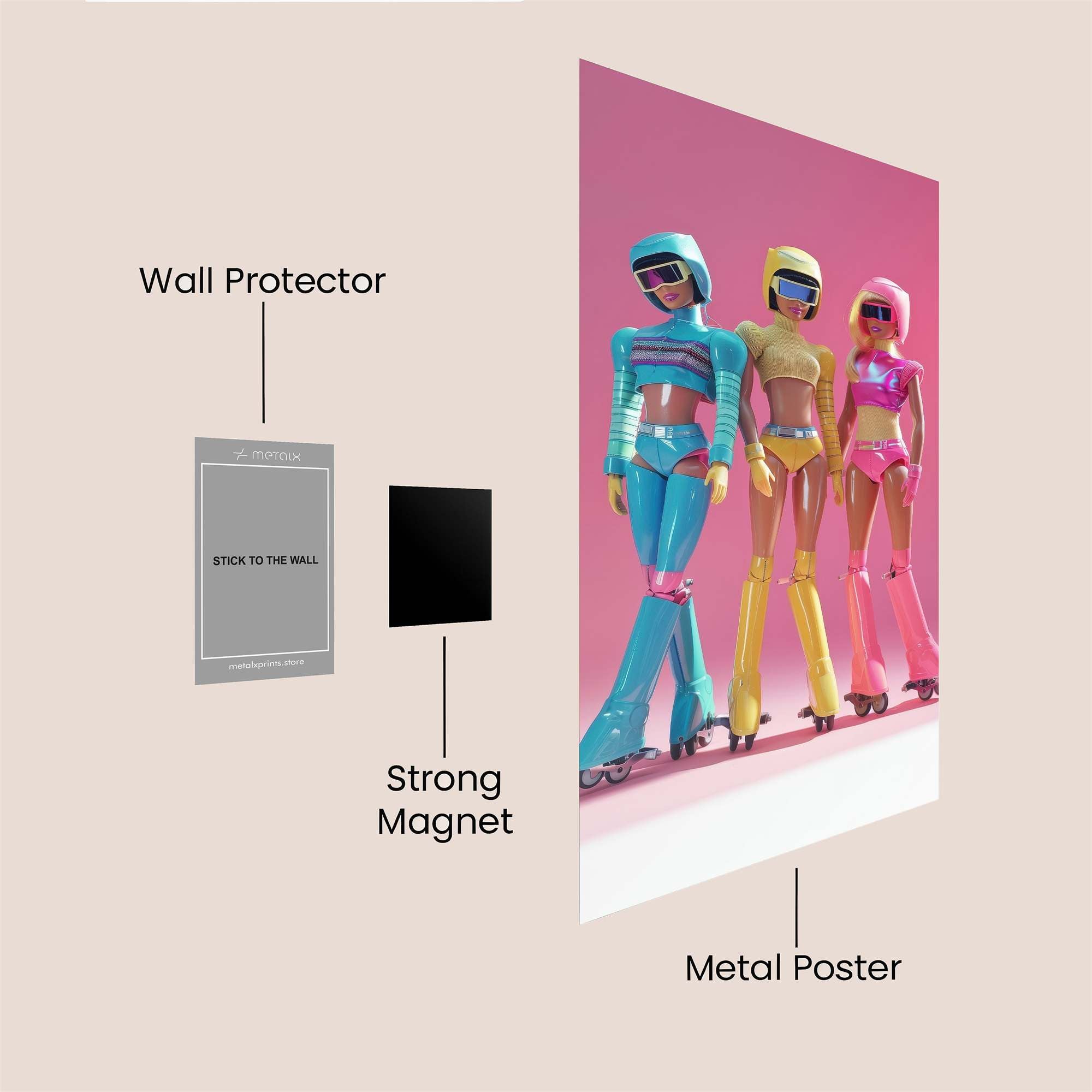 RollerRevolution Safe Wall Magnetic / M